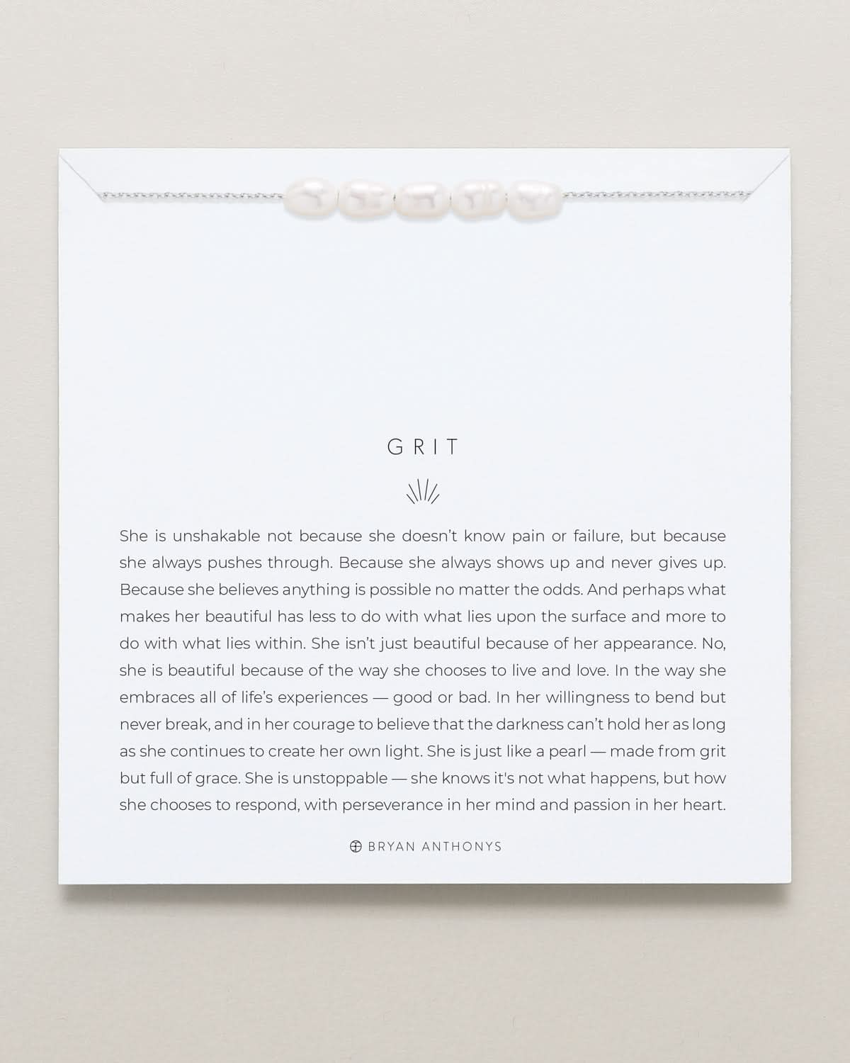 Grit Bead Necklace by Bryan Anthonys at Shirley Shoppe