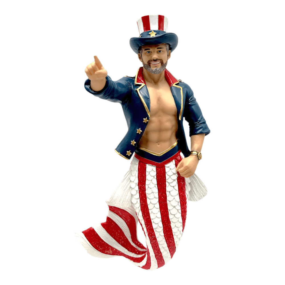 Guncle Sam Merman Collectible *NEW FOR 2025* by Quirks! at Shirley Shoppe