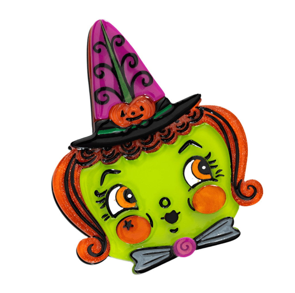 Hagatha Witch Brooch by Johanna Parker x Lipstick & Chrome by Quirks! at Shirley Shoppe