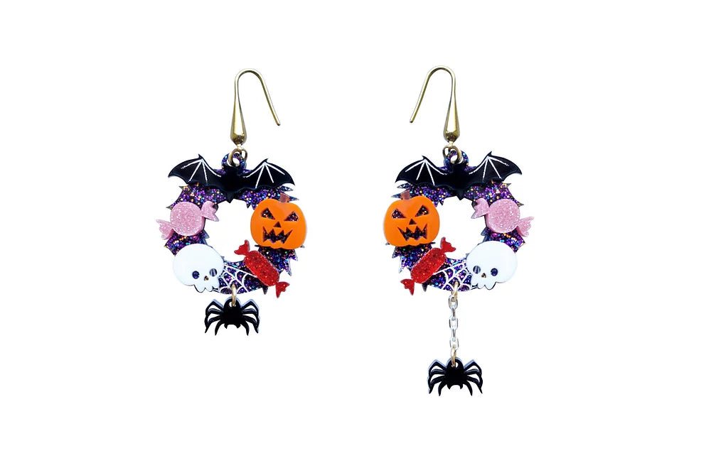 Halloween Crowns Earrings by Laliblue by Quirks! at Shirley Shoppe