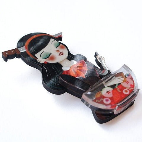 Halloween Punch Brooch by Laliblue by Quirks! at Shirley Shoppe