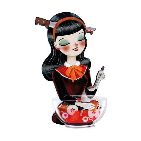 Halloween Punch Brooch by Laliblue by Quirks! at Shirley Shoppe