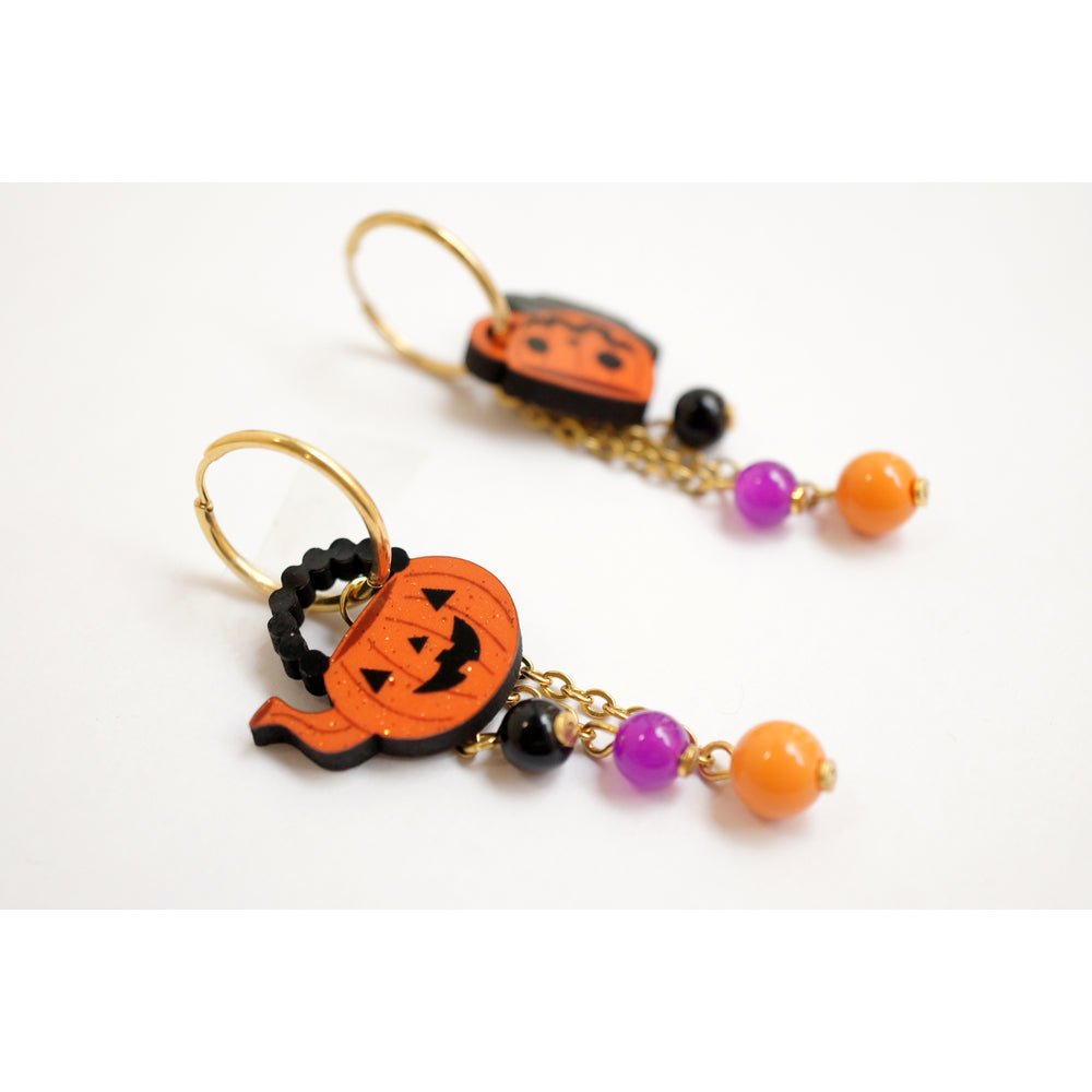 Halloween Tea Set Earrings by Laliblue by Quirks! at Shirley Shoppe