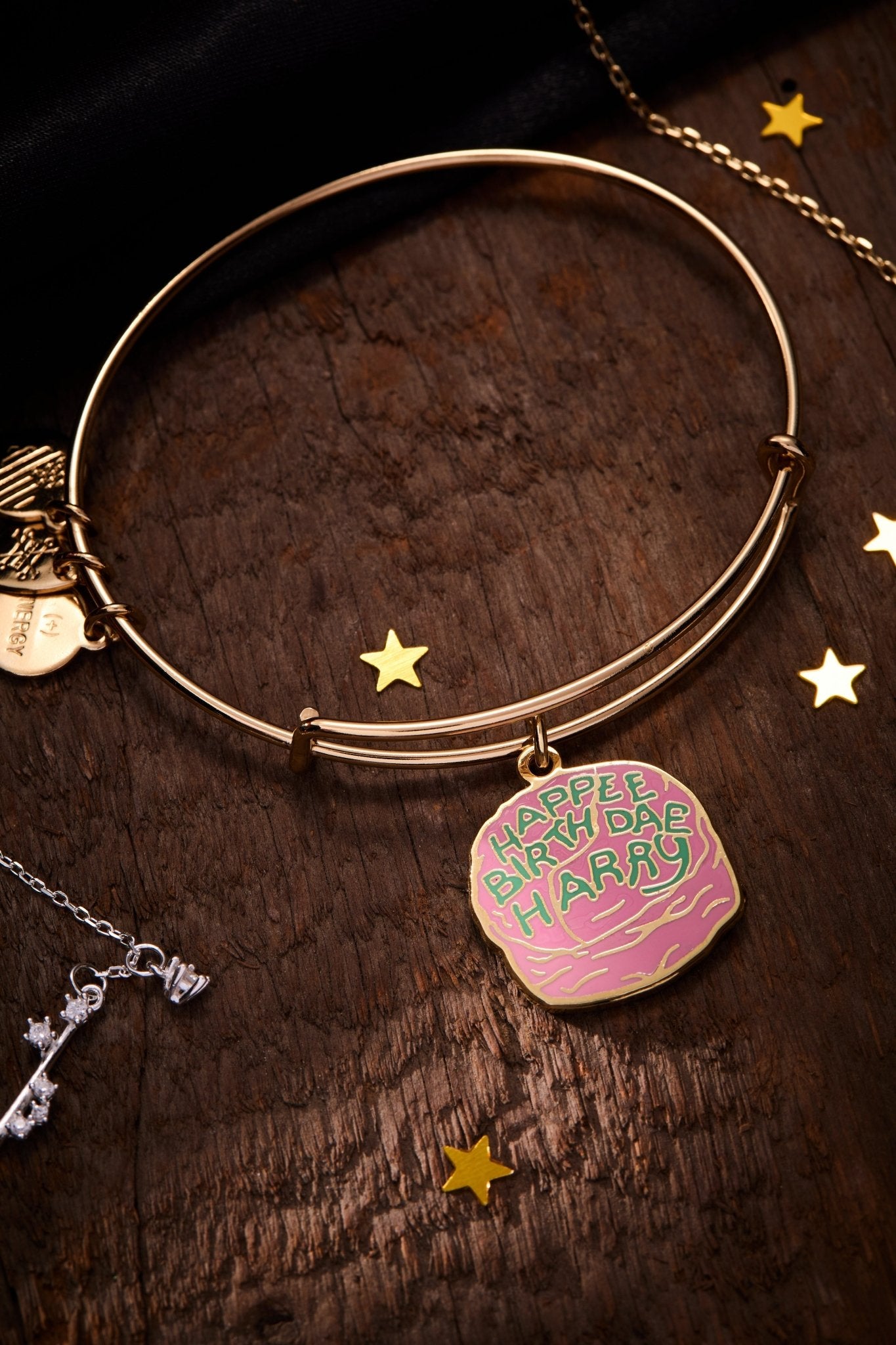 Harry Potter™, Celebrate Cake Charm Bangle by ALEX AND ANI at Shirley Shoppe