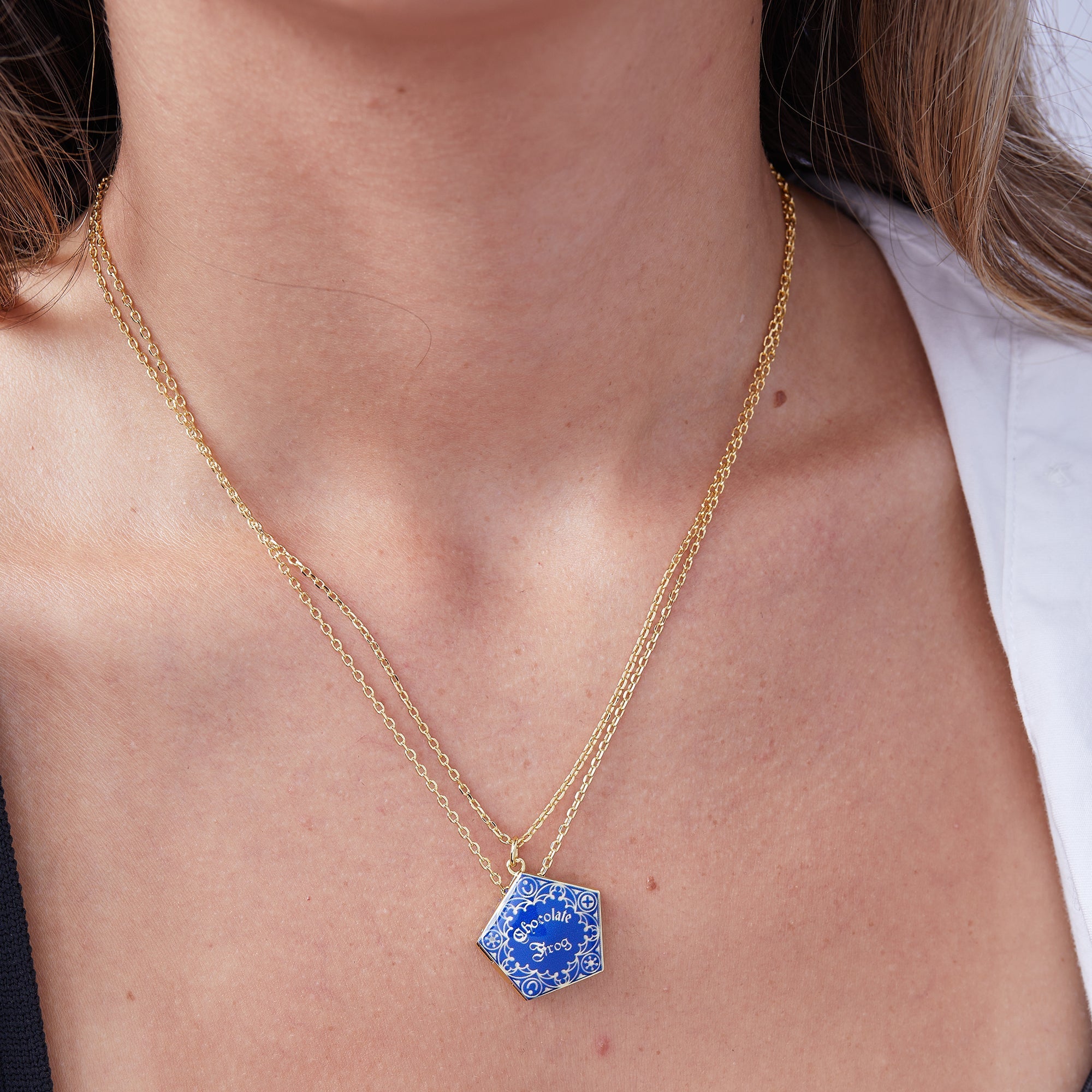 Harry Potter™ Chocolate Frog Necklace Set of 2 by ALEX AND ANI at Shirley Shoppe