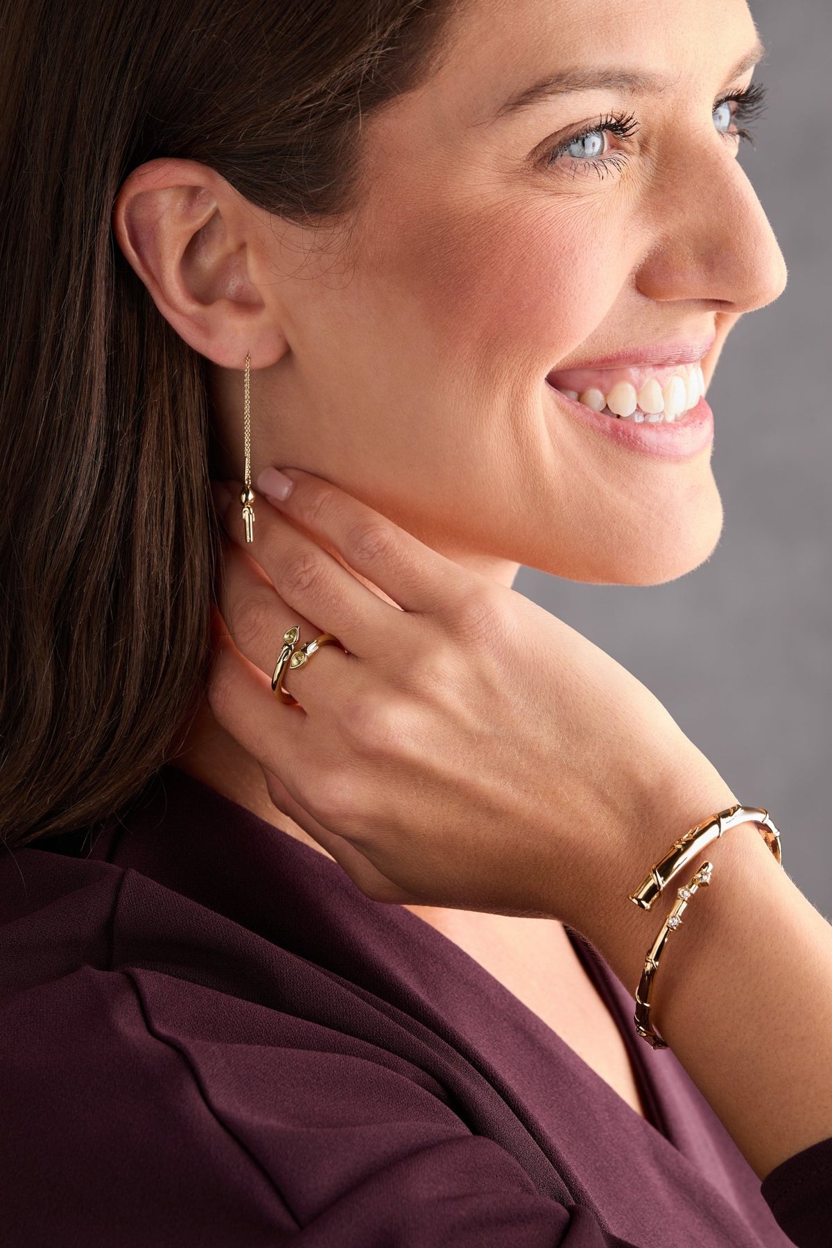 Harry Potter™ Great Hall Candle Threader Earrings by ALEX AND ANI at Shirley Shoppe