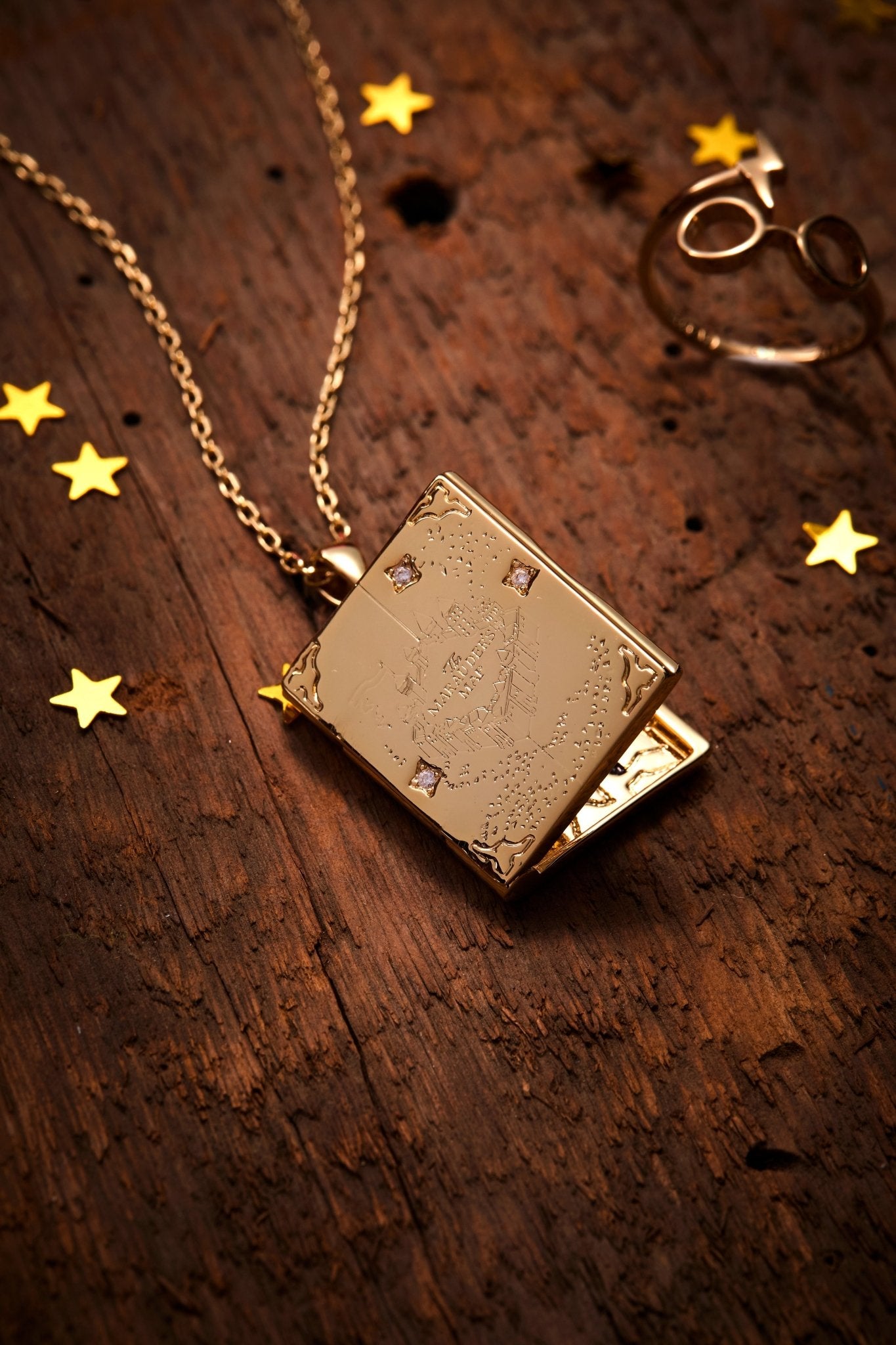 Harry Potter™ Mischief Managed Locket Necklace by ALEX AND ANI at Shirley Shoppe