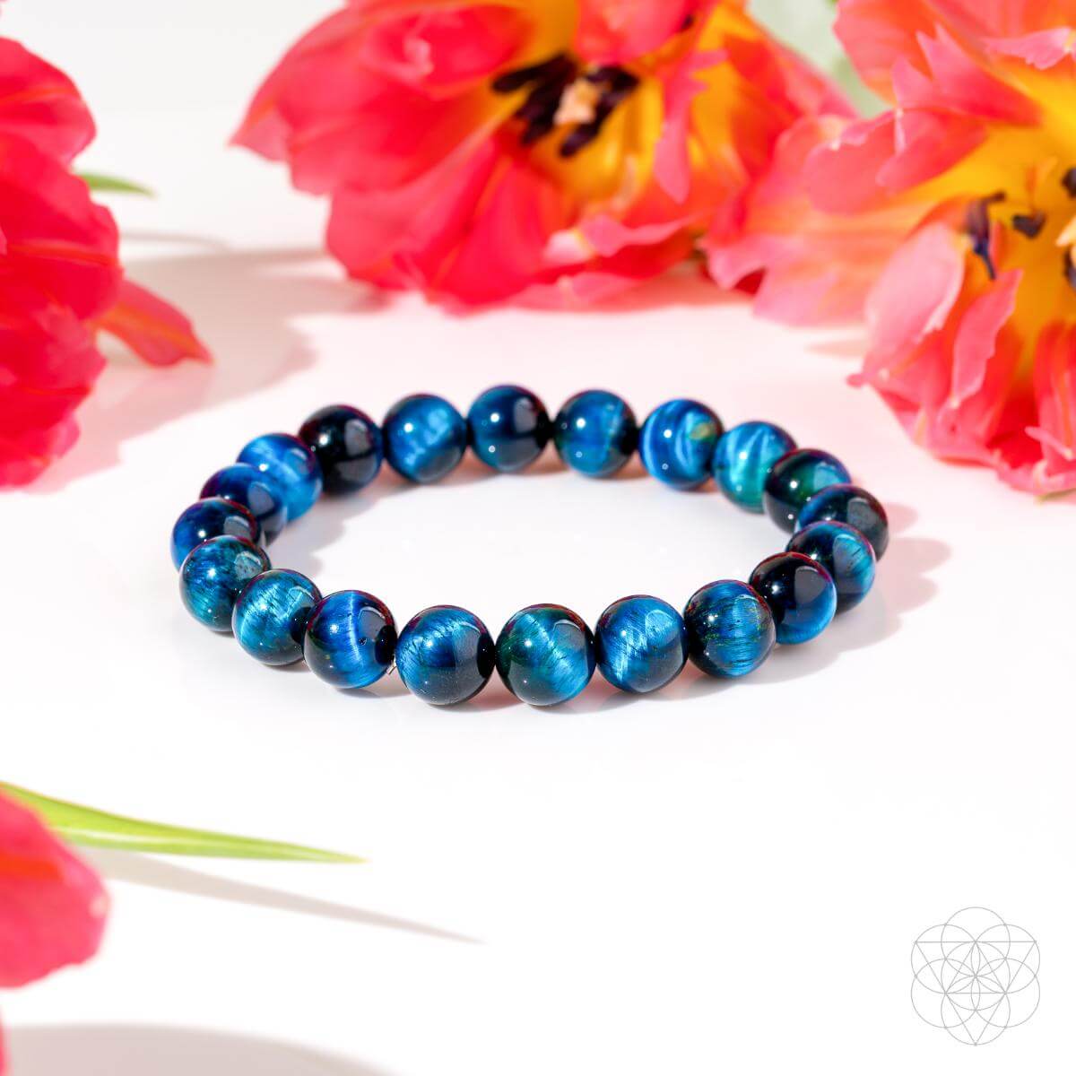 Hawk’s Focus – Royal Blue Tiger’s Eye Bracelet by Conscious Items at Shirley Shoppe