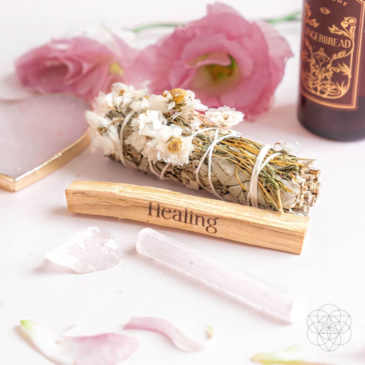 Heal My Heart - Holistic Healing Smudge Kit (5 pieces) by Conscious Items at Shirley Shoppe