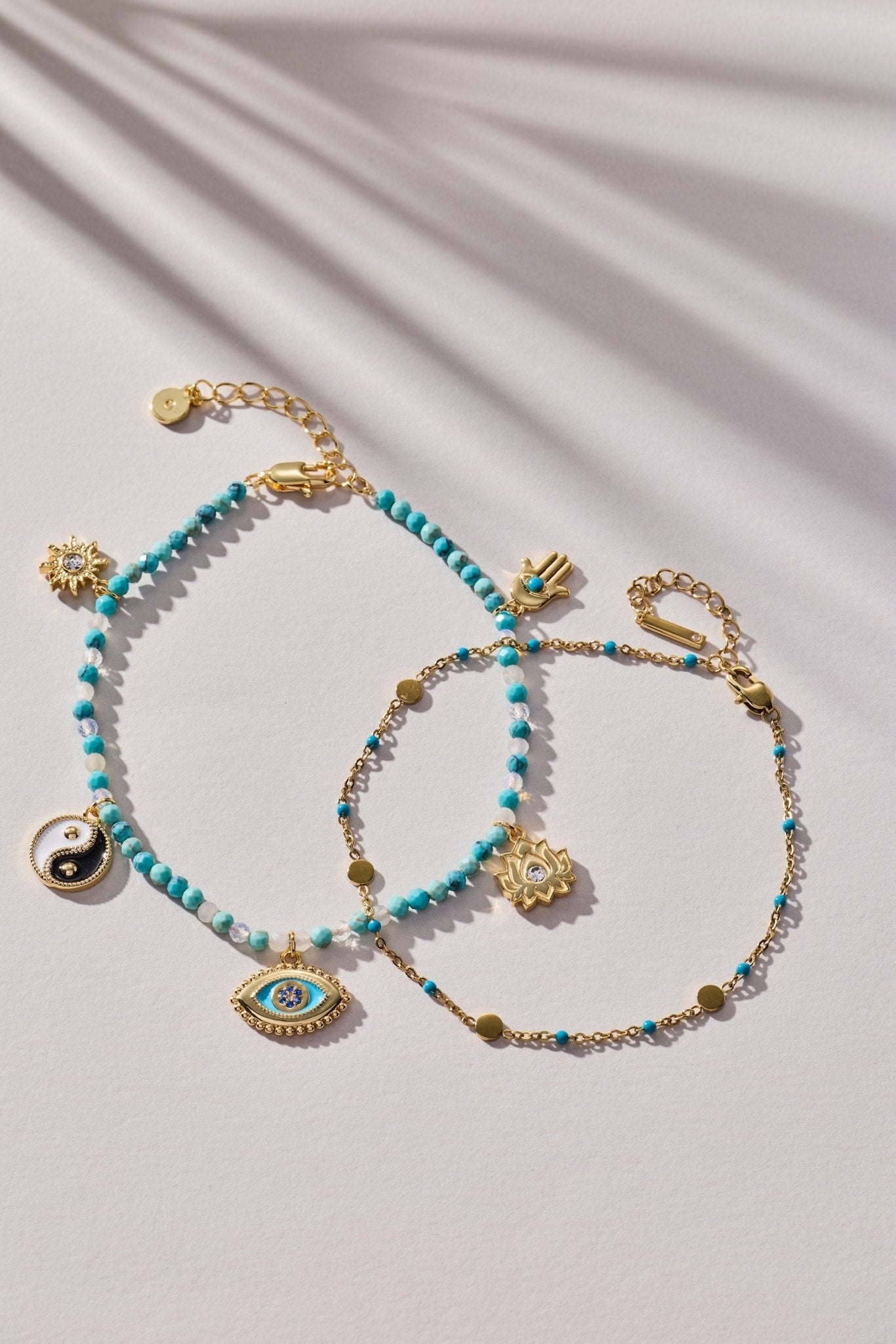 Healing Stone Charm Anklet by ALEX AND ANI at Shirley Shoppe