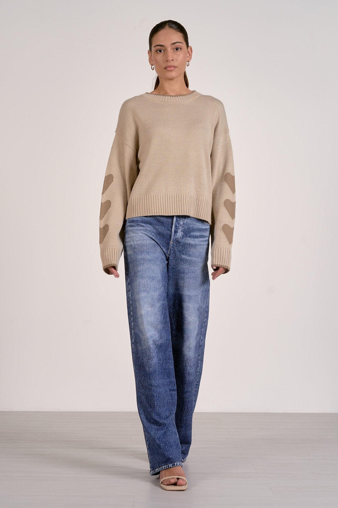 Hearts Sweater by Shop Elan at Shirley Shoppe