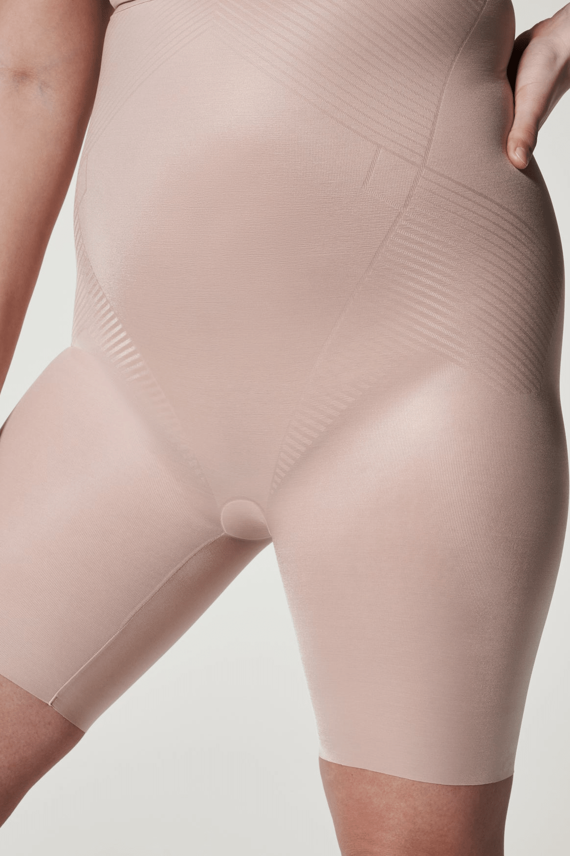 High - Waisted Mid - Thigh Short by Spanx at Shirley Shoppe