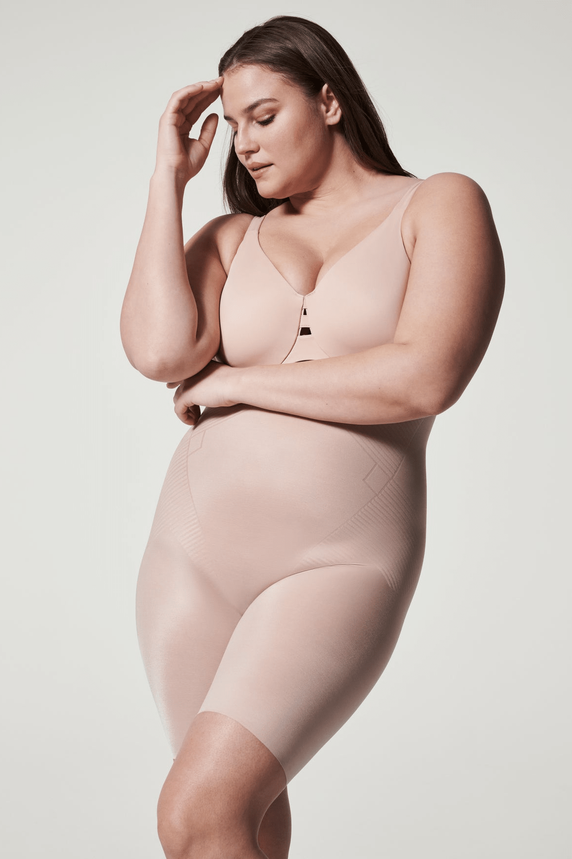 High - Waisted Mid - Thigh Short by Spanx at Shirley Shoppe