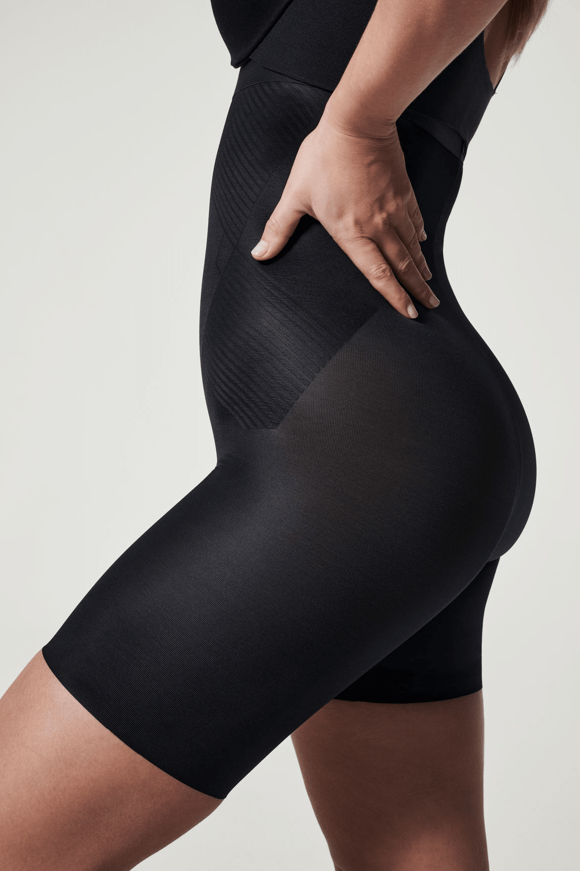 High - Waisted Mid - Thigh Short by Spanx at Shirley Shoppe