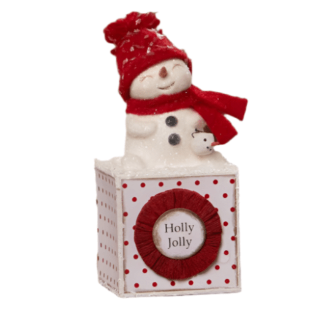 Holly Jolly Snowgirl by Bethany Lowe Designs by Quirks! at Shirley Shoppe