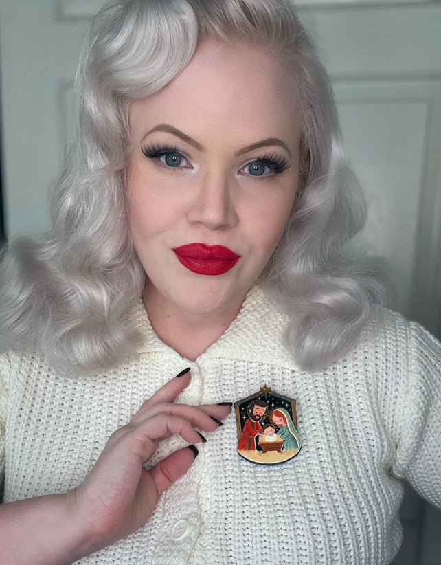 Holy Night Brooch by Laliblue x Lipstick & Chrome by Quirks! at Shirley Shoppe