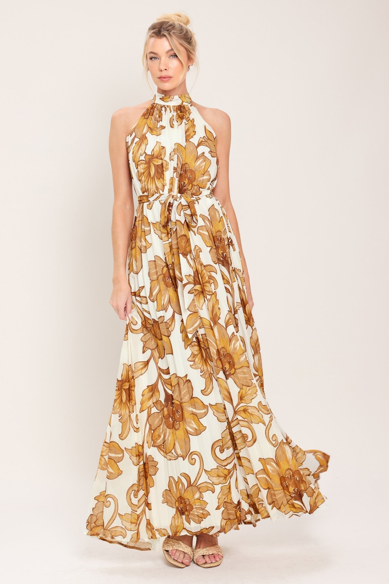 HONEY LUXE WOVEN MAXI DRESS by Flying Tomato at Shirley Shoppe