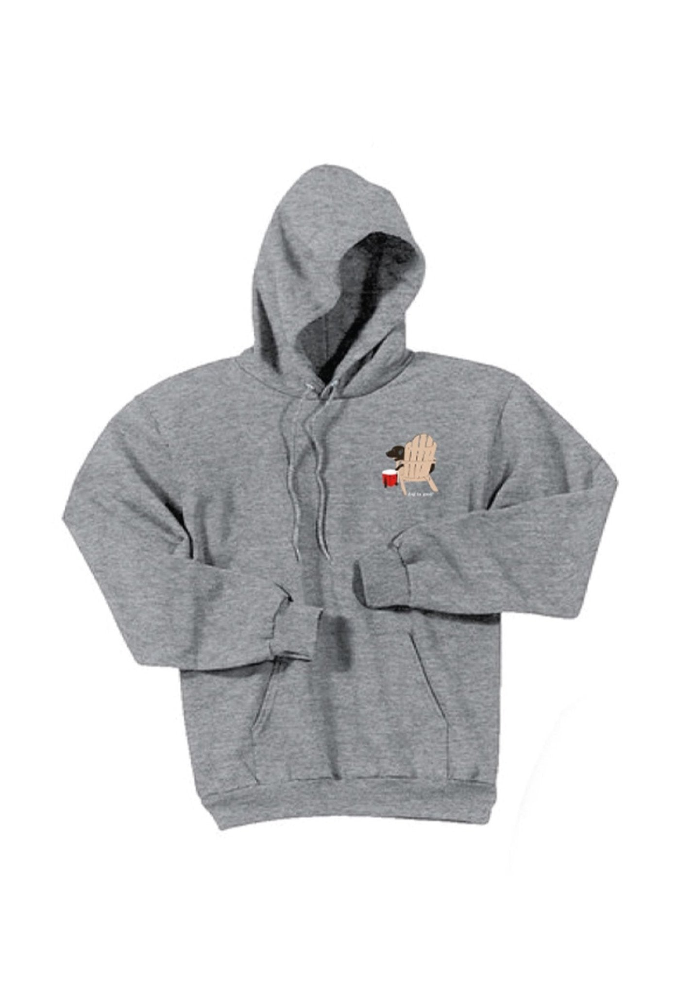 Hoodie: Never Drink Alone by Dog is Good at Shirley Shoppe