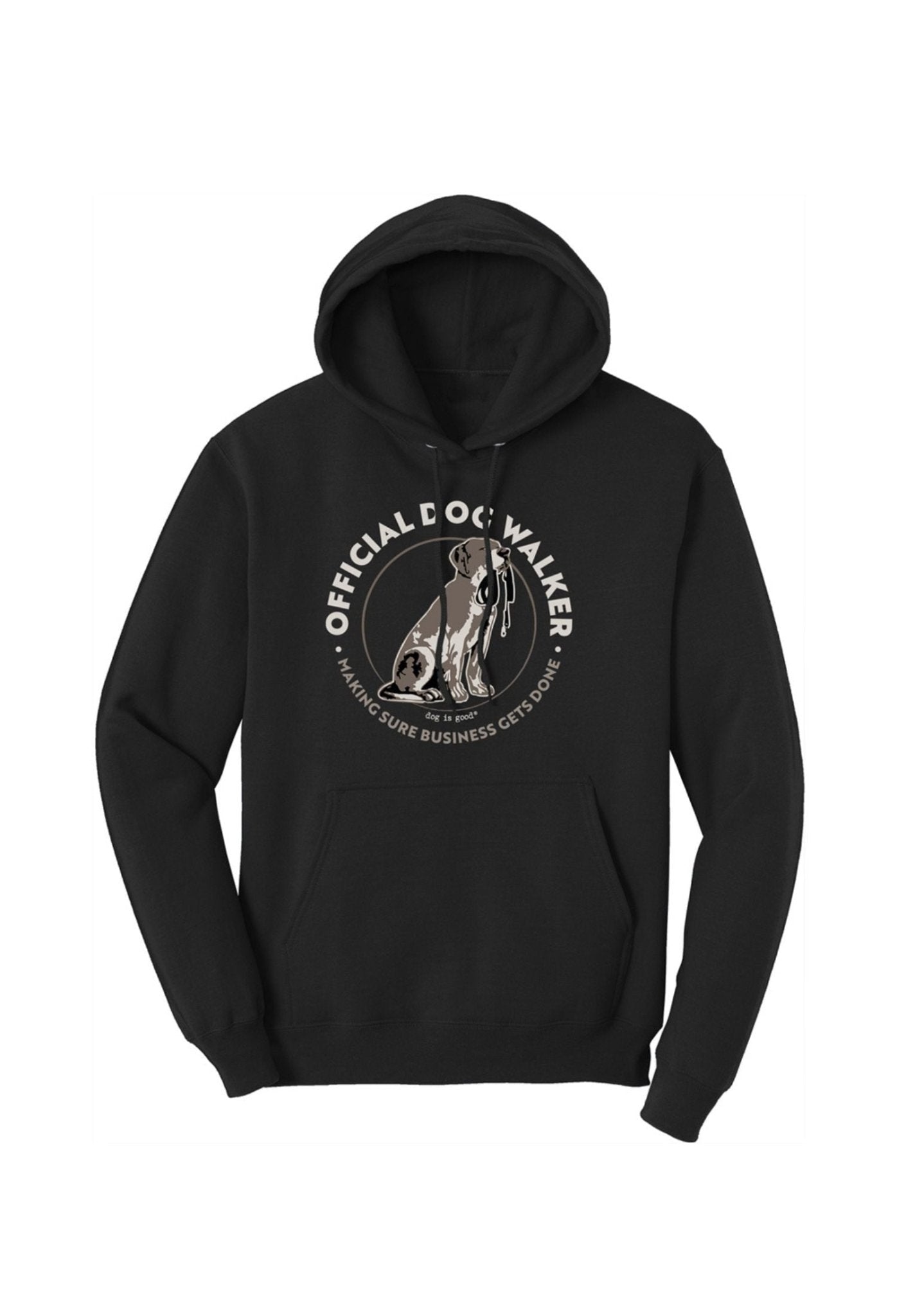 Hoodie: Official Dog Walker by Dog is Good at Shirley Shoppe