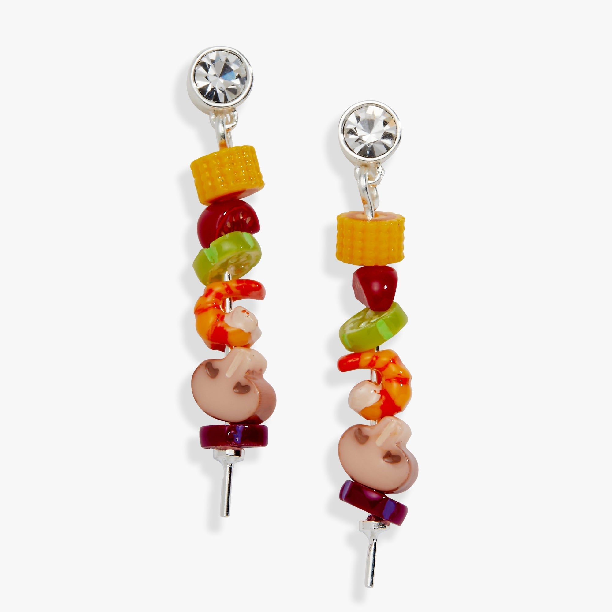 Hot Grill Summer Skewer Drop Earrings by ALEX AND ANI at Shirley Shoppe