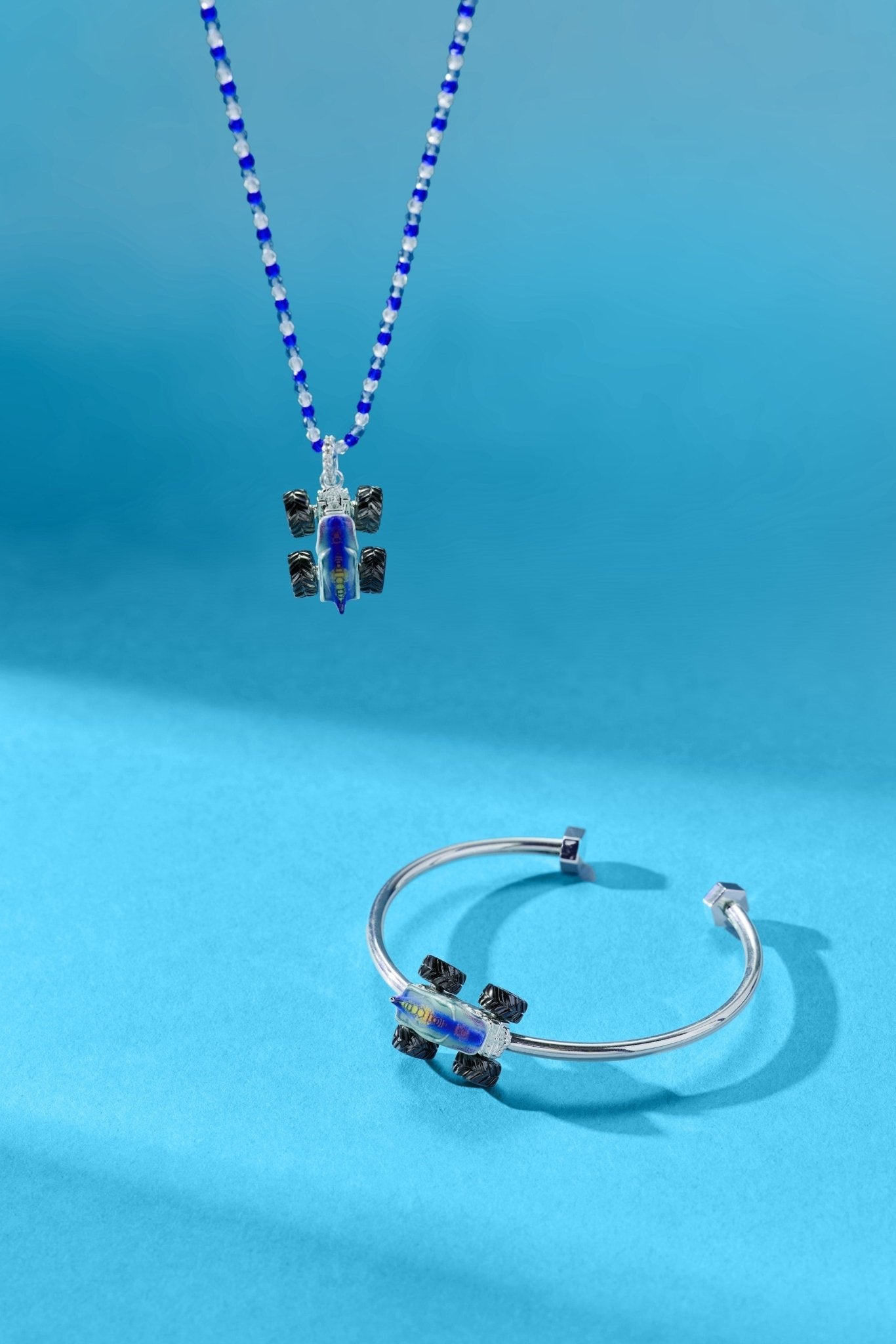 Hot Wheels™ Mega Wrex™ Monster Truck Pendant Necklace by ALEX AND ANI at Shirley Shoppe