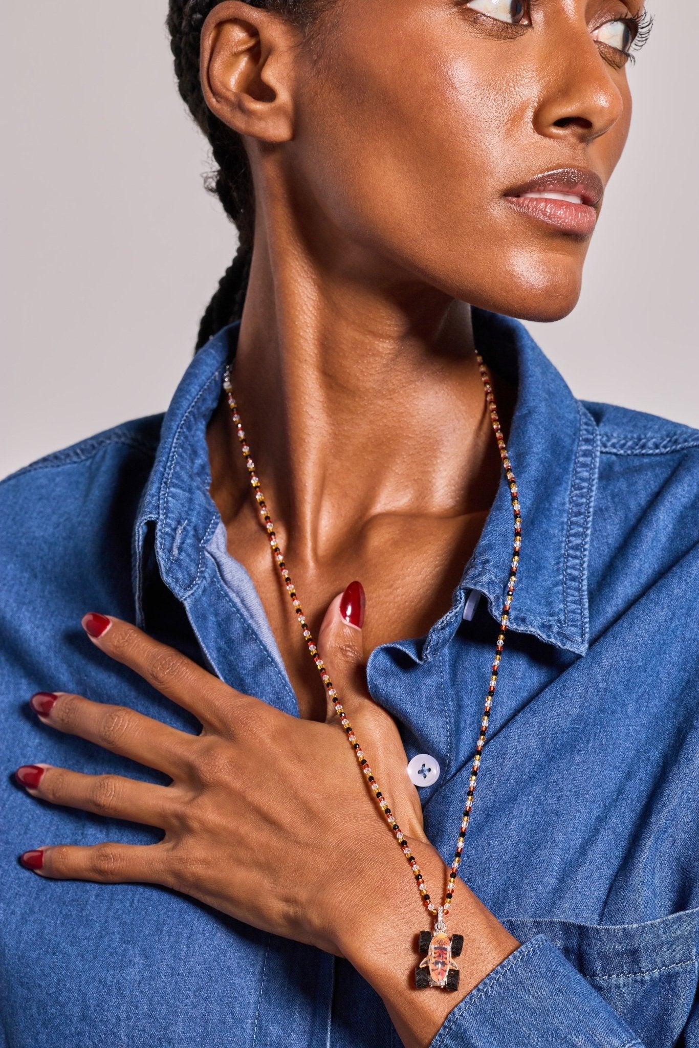 Hot Wheels™ Monster Truck Tiger Shark Pendant Necklace by ALEX AND ANI at Shirley Shoppe