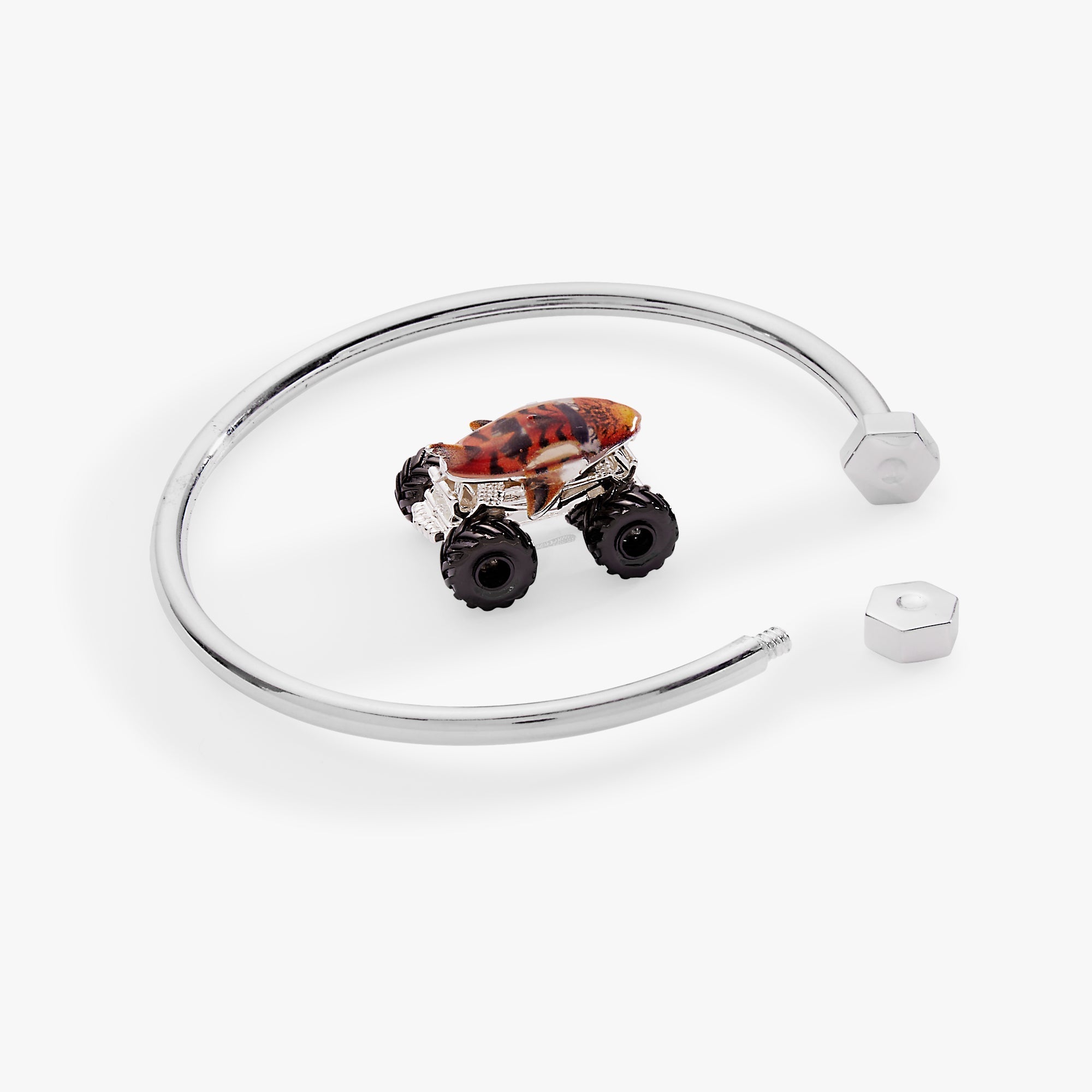 Hot Wheels™ Tiger Shark Monster Truck Moveable Cuff by ALEX AND ANI at Shirley Shoppe