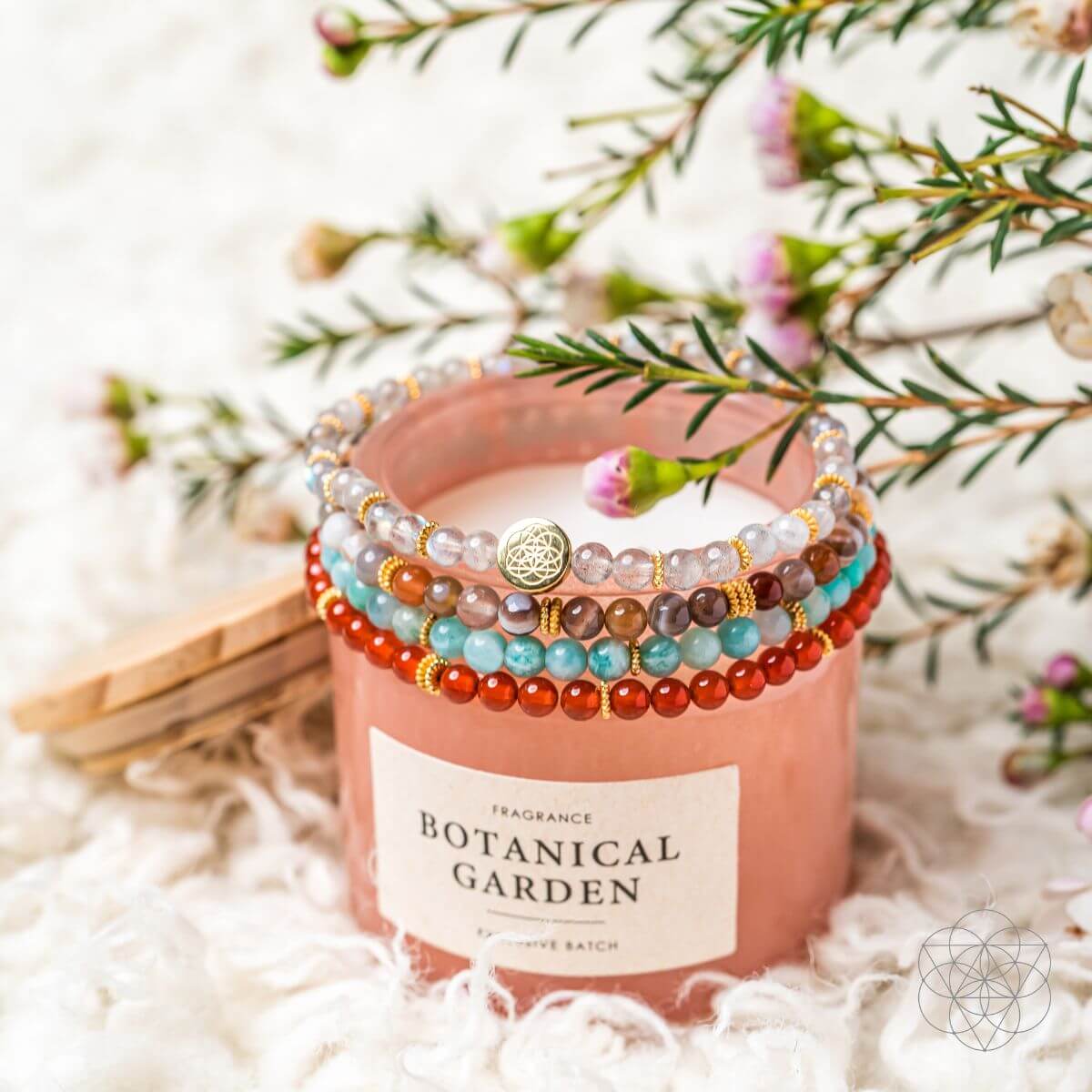 I Am Healthy: Mind, Body & Spirit Restoration Bracelet Pack of 4 by Conscious Items at Shirley Shoppe