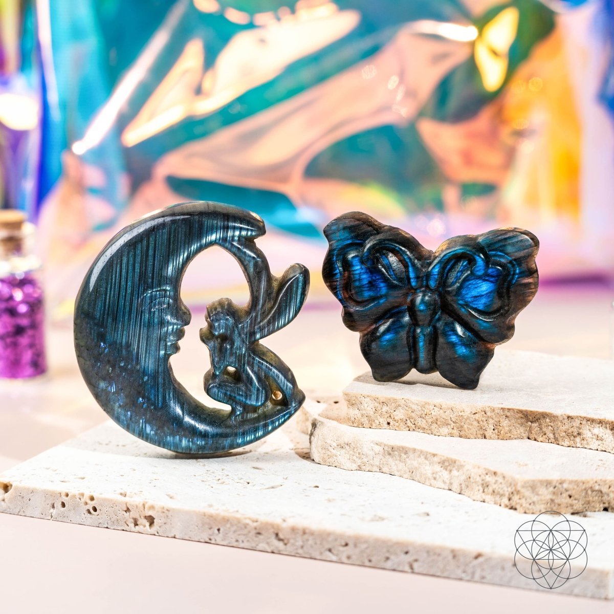 I Am Reborn - Labradorite Carving of Transformation by Conscious Items at Shirley Shoppe