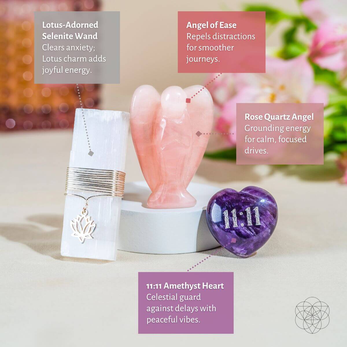 I Am Very Lucky - 11:11 Blessed Car Crystal Kit by Conscious Items at Shirley Shoppe