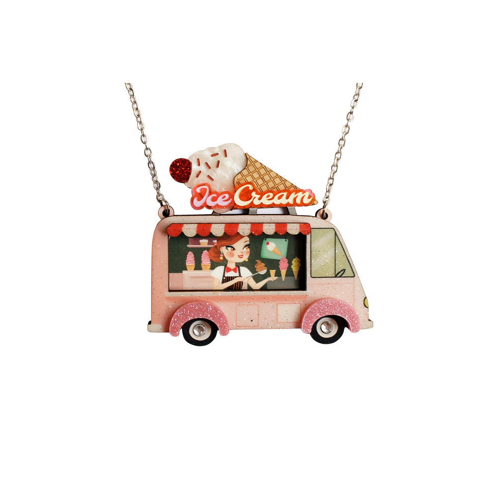 Ice Cream Truck Necklace by Laliblue by Quirks! at Shirley Shoppe