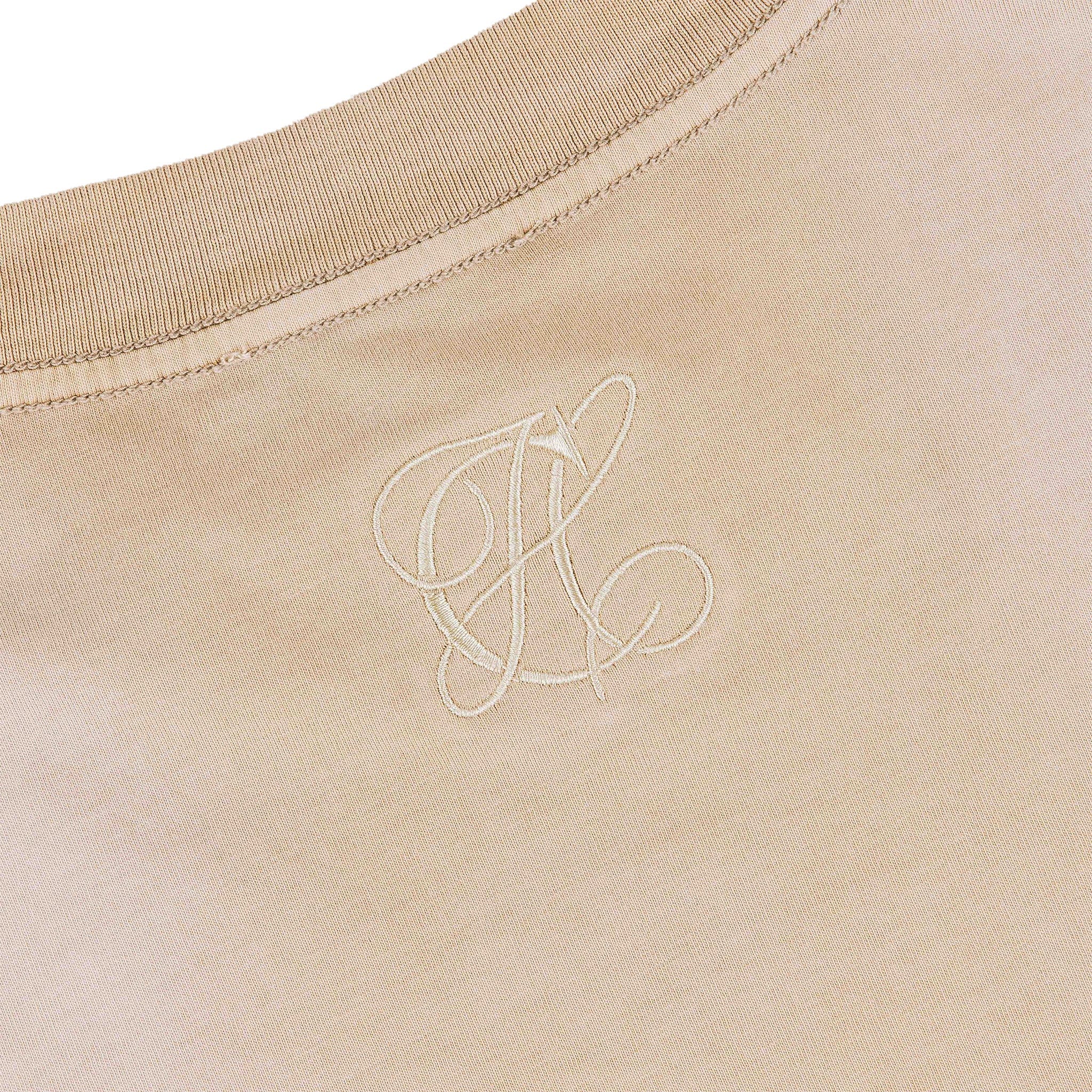 Common Hype Tonal Cropped Tee Vintage Ivory