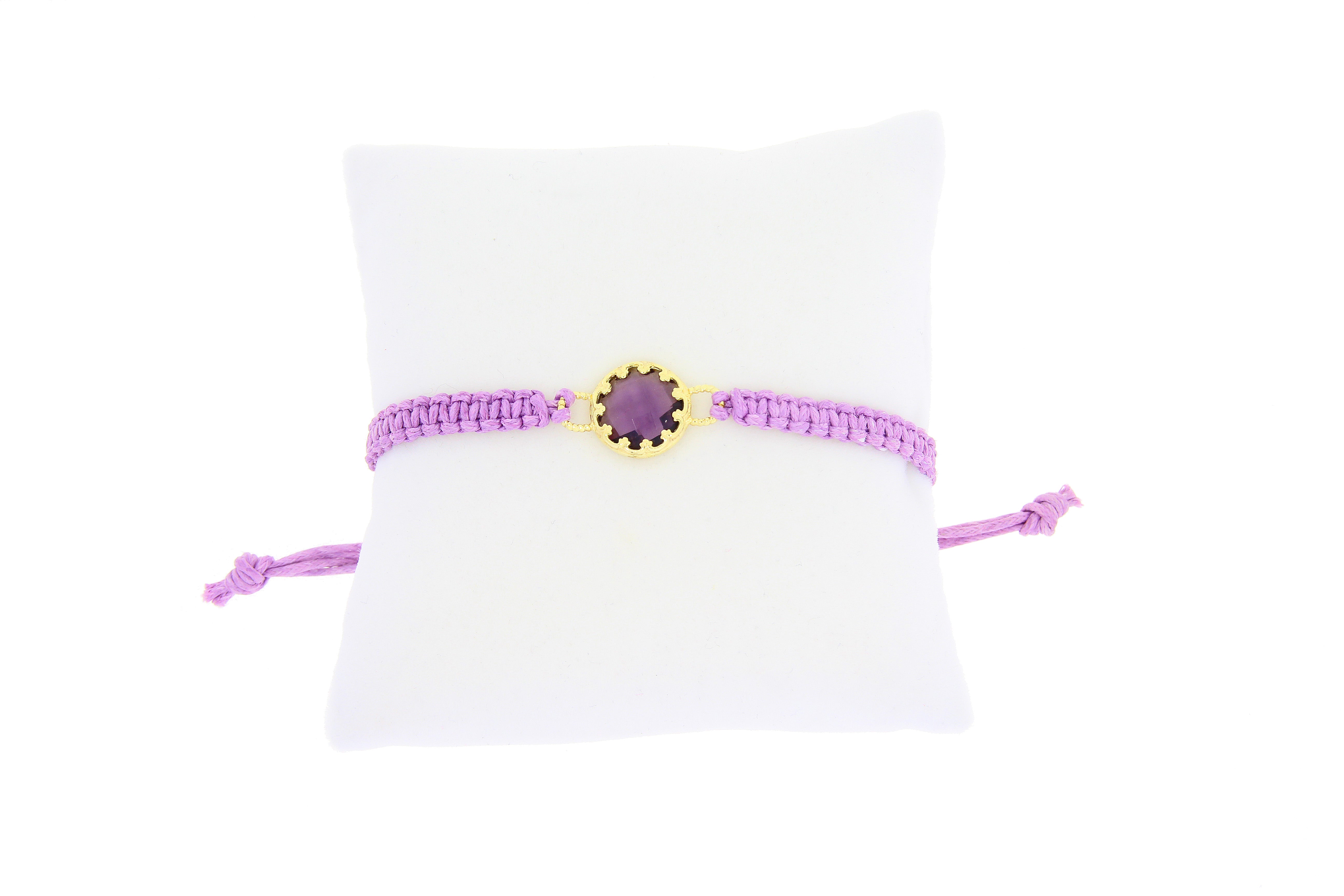 Glass Bracelet Sterling Silver