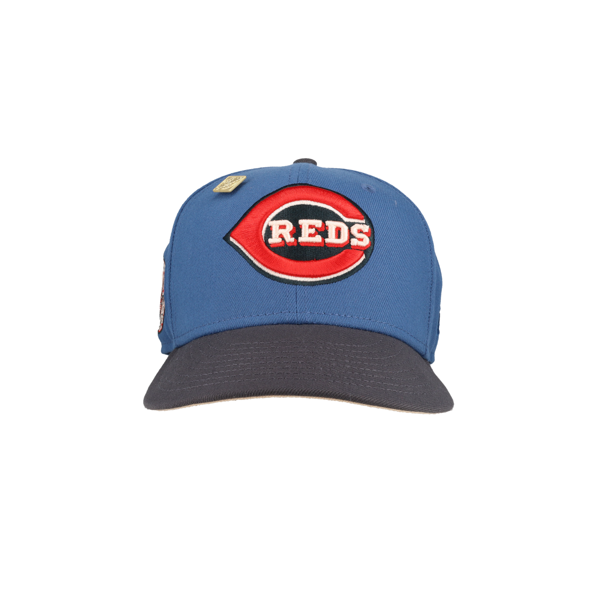 Cincinnati Reds Indigo Graphite Collection World Champions Fitted Hat