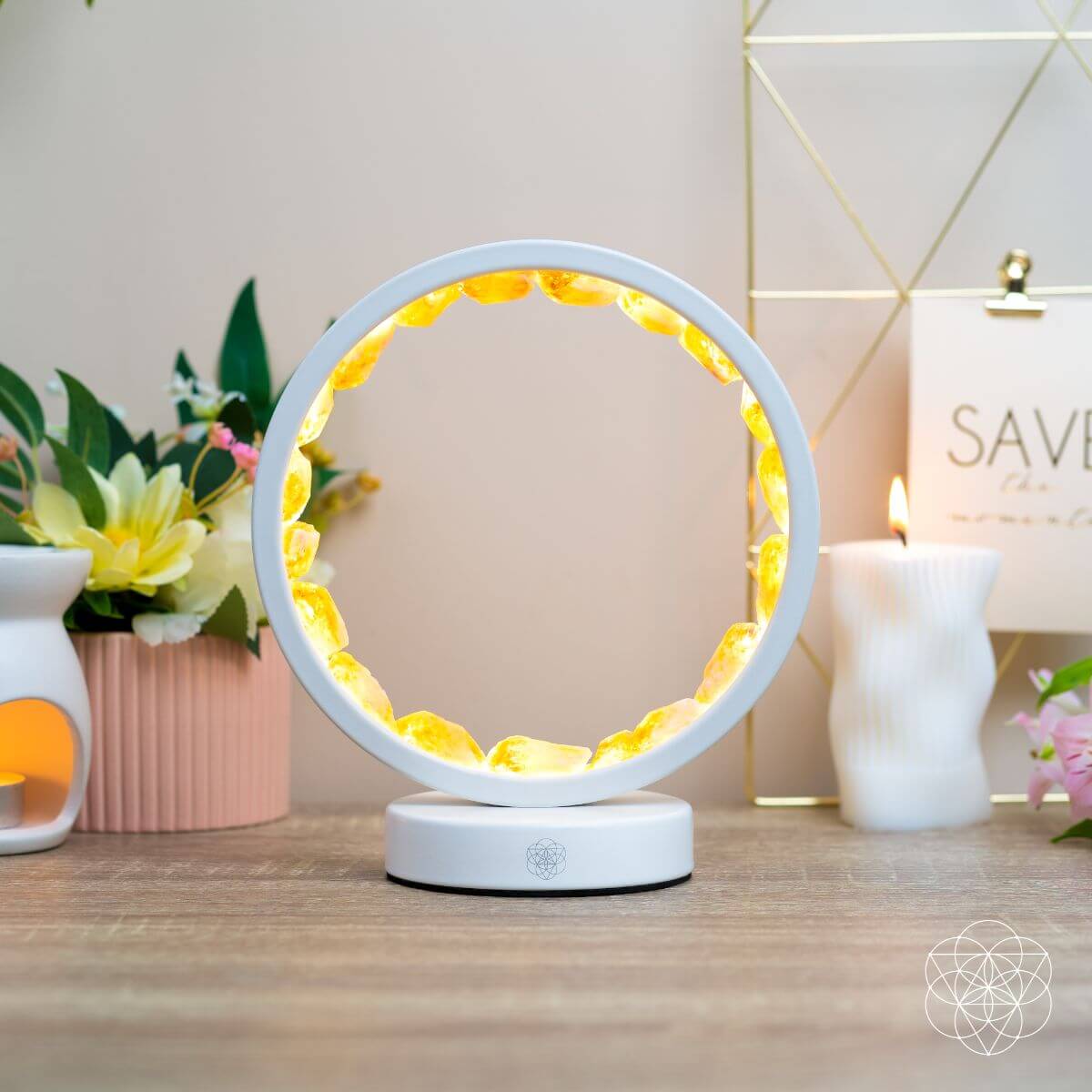 Infinite Abundance: Citrine Lamp of Manifestation by Conscious Items at Shirley Shoppe