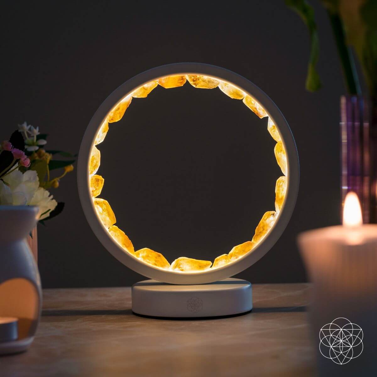 Infinite Abundance: Citrine Lamp of Manifestation by Conscious Items at Shirley Shoppe
