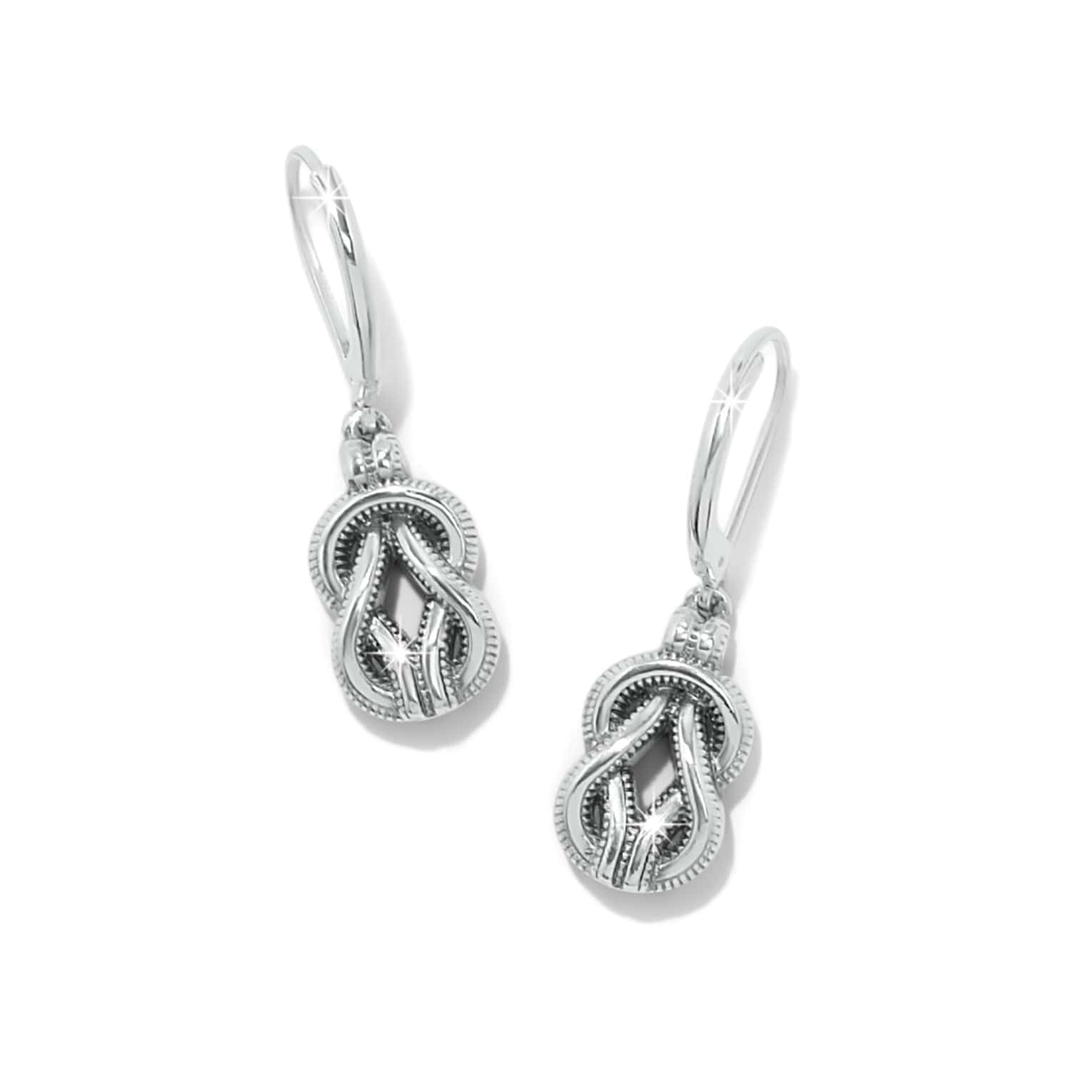 Interlok Harmony Two Tone Leverback Earrings
