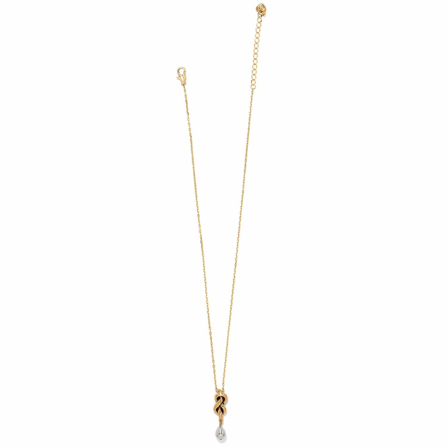 Interlok Single Knot Drop Necklace