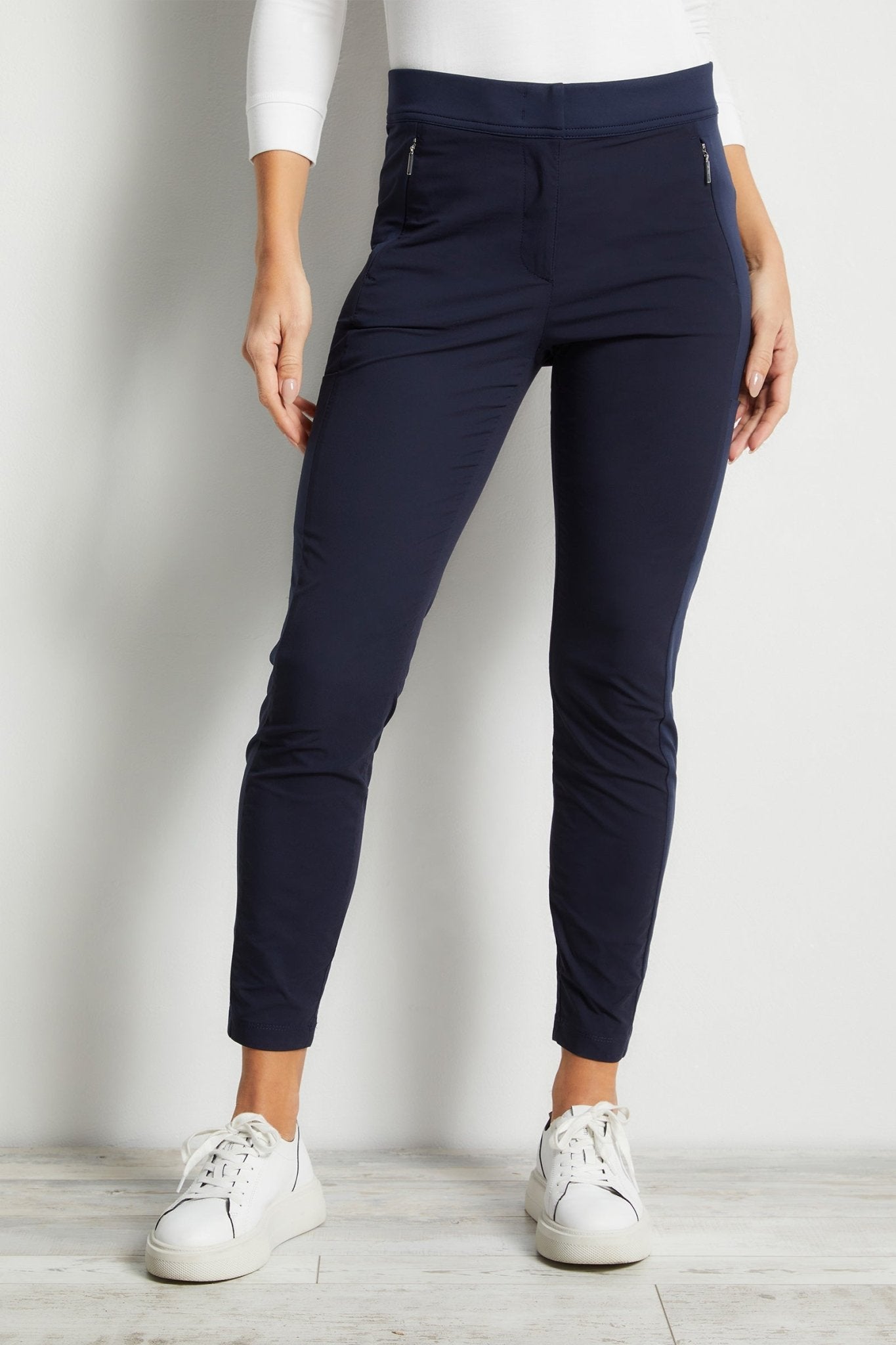 Ipant Hybrid Zip Front Slim Fit Pant by Anatomie at Shirley Shoppe