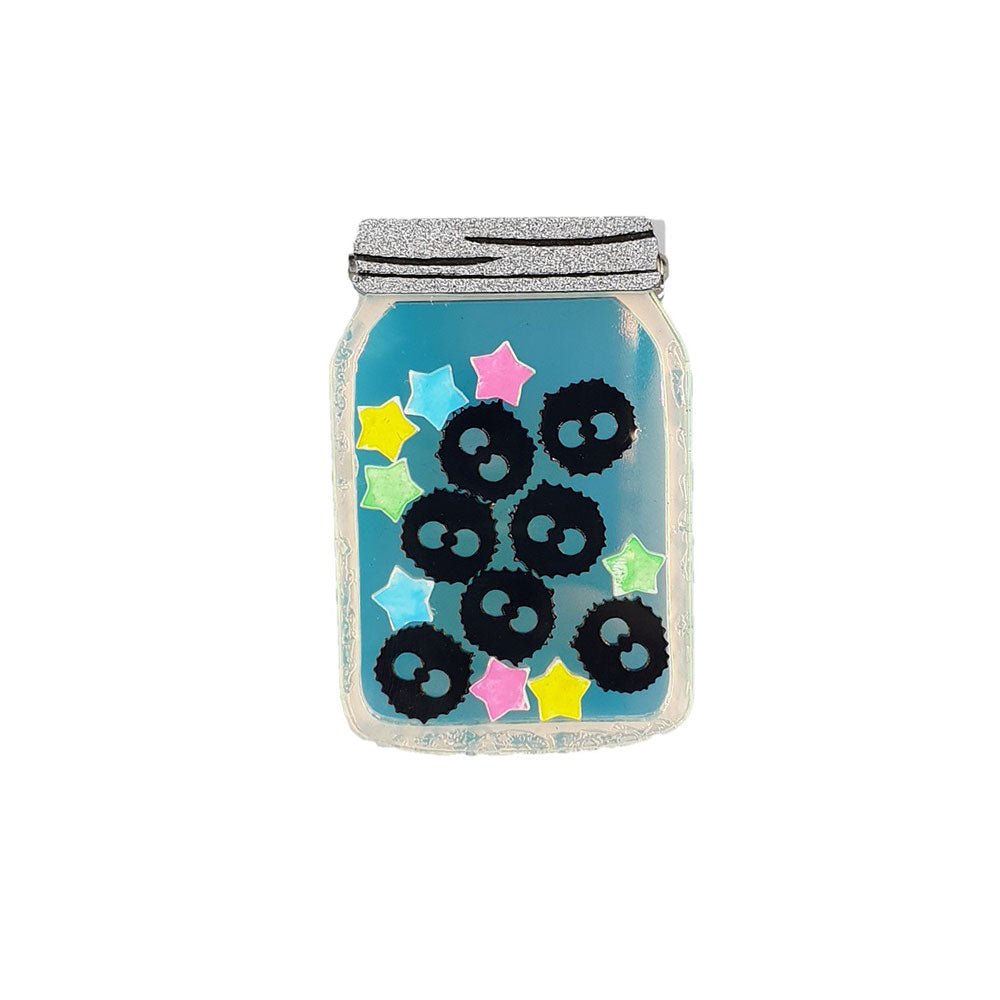 Jar Of Sprites Brooch by Cherryloco by Quirks! at Shirley Shoppe
