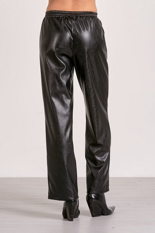 Jaya Faux Leather Pant by Shop Elan at Shirley Shoppe