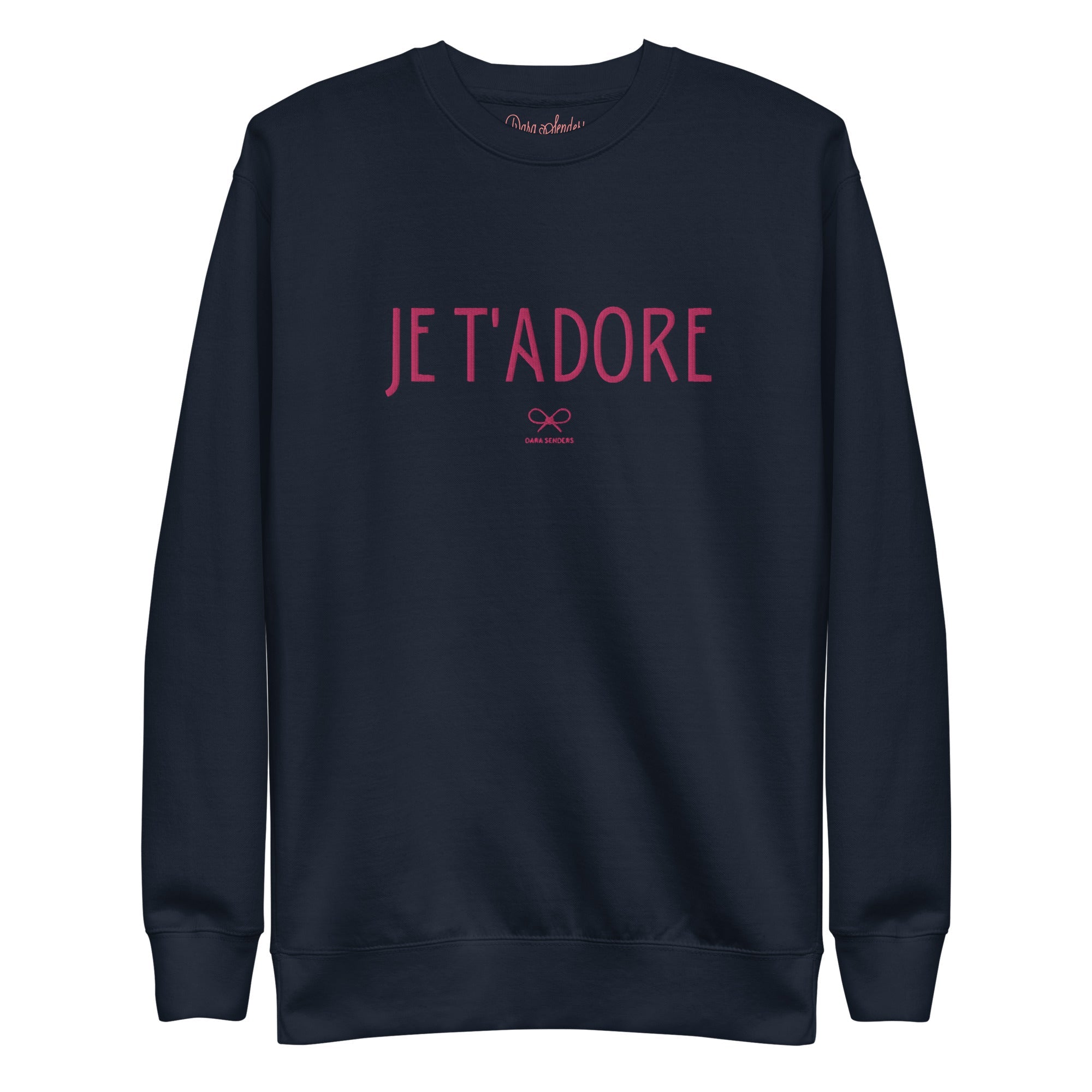 JE T'ADORE • EMBROIDERED PULLOVER by DARA SENDERS at Shirley Shoppe