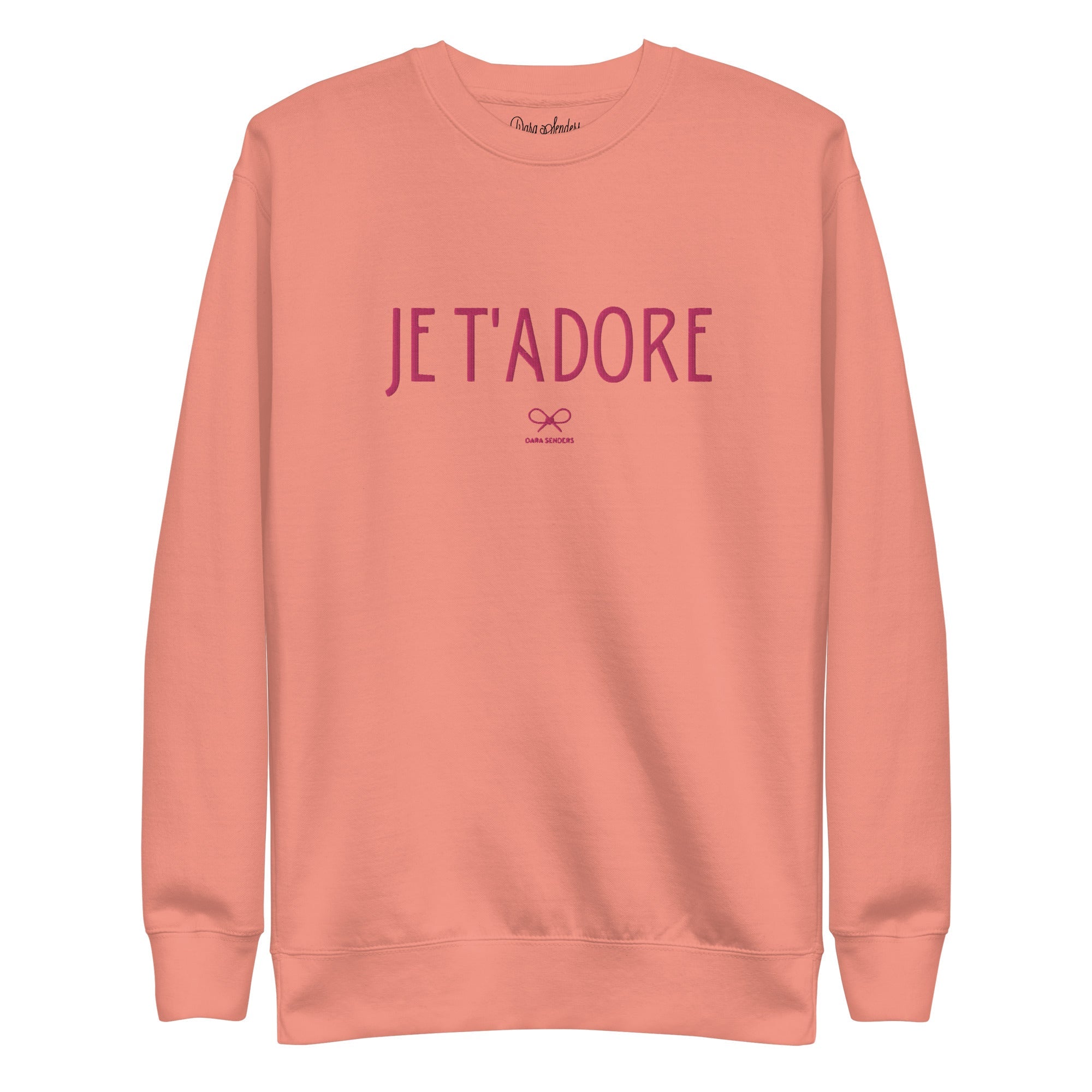 JE T'ADORE • EMBROIDERED PULLOVER by DARA SENDERS at Shirley Shoppe