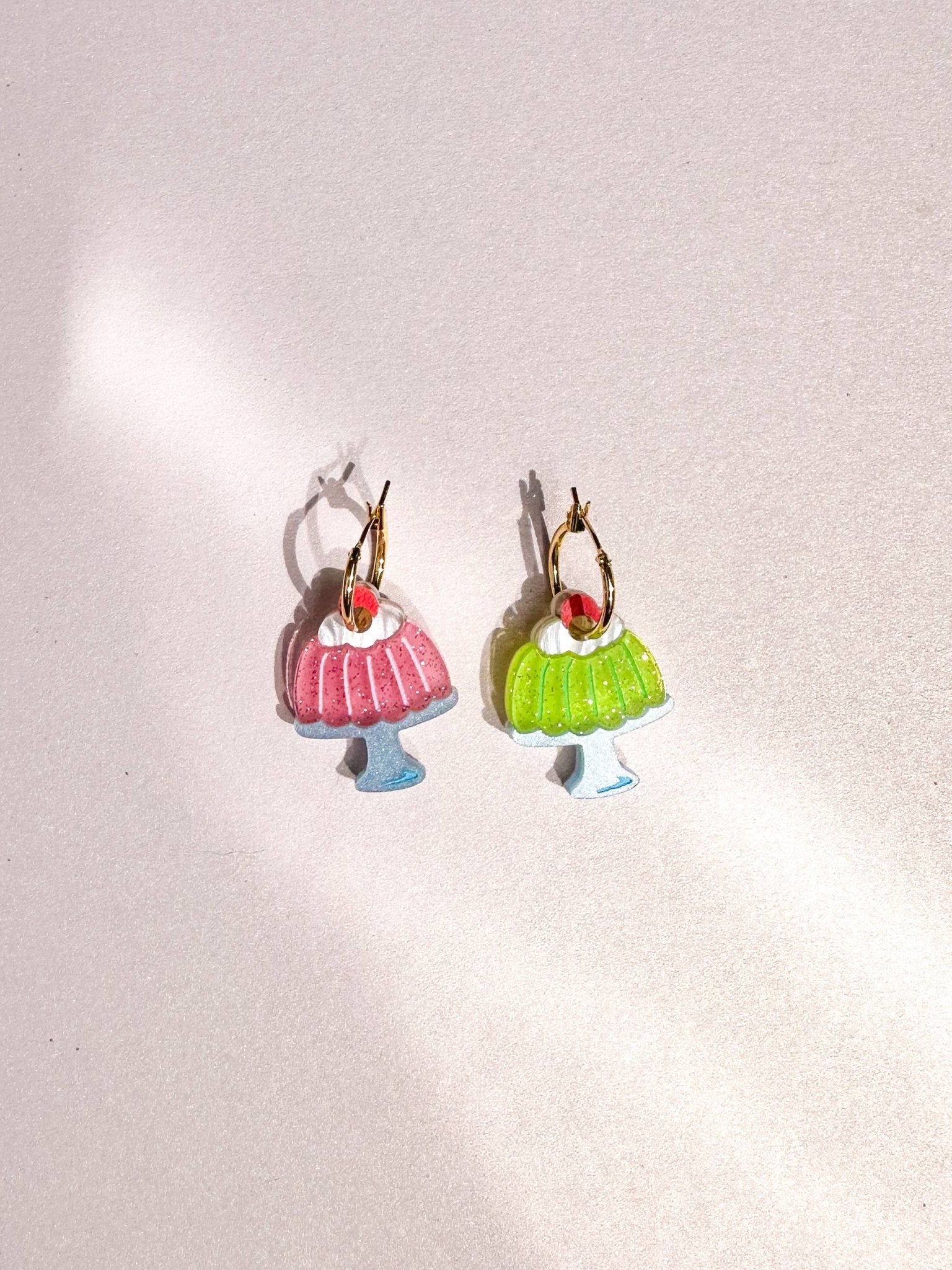 Jello Pudding Earrings by Quirks! at Shirley Shoppe