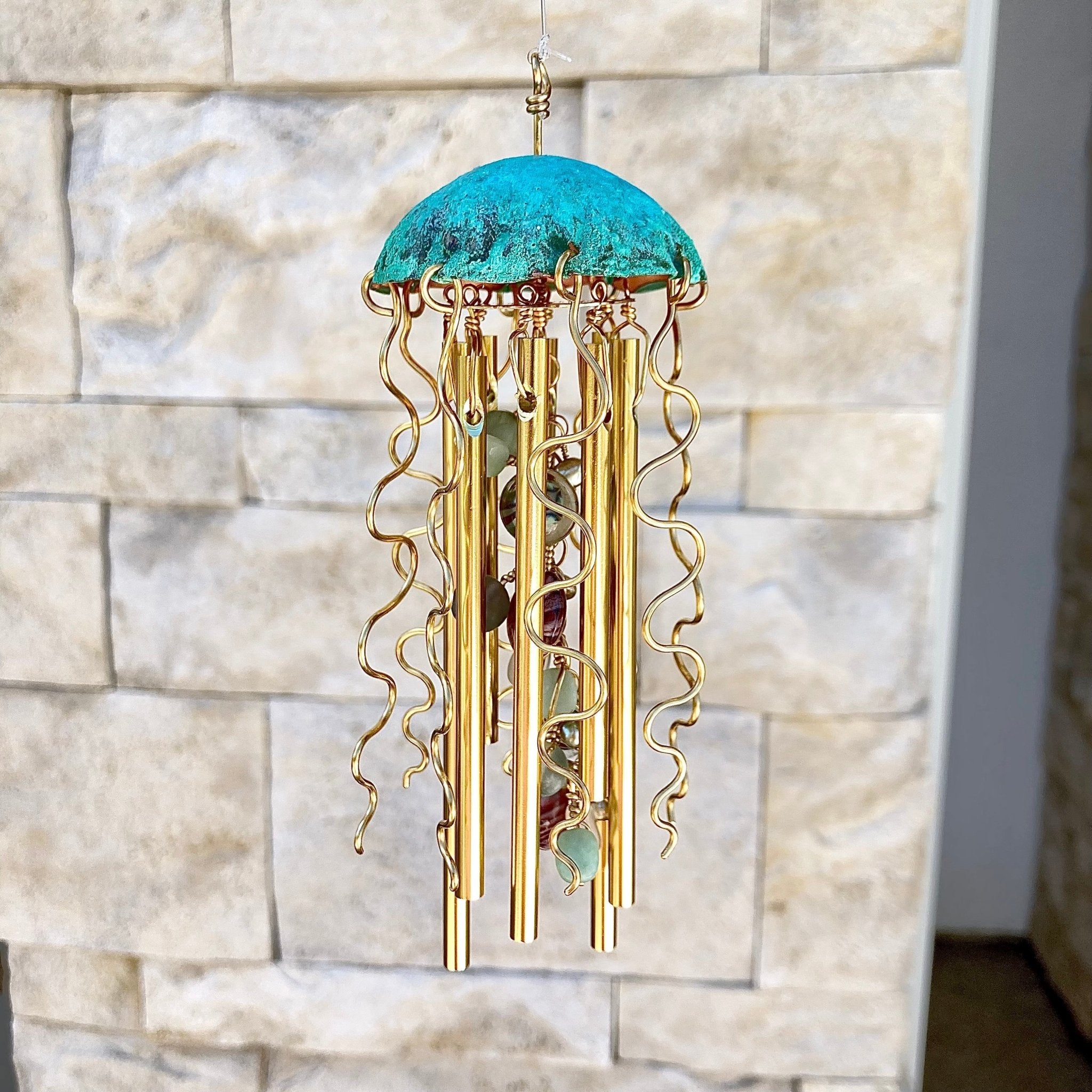 Jellyfish Wind Chime by Alison Morse at Shirley Shoppe