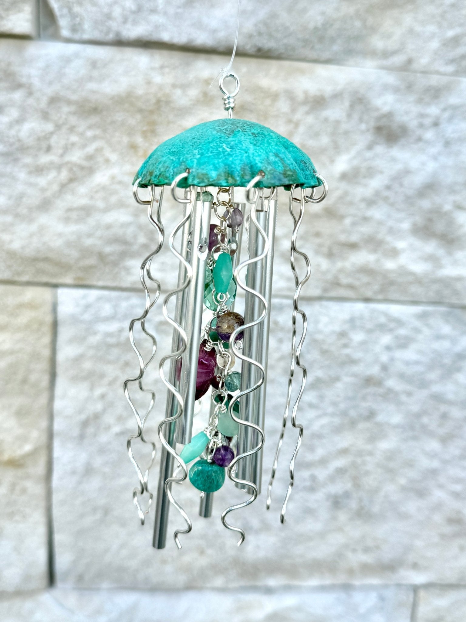 Jellyfish Wind Chime by Alison Morse at Shirley Shoppe