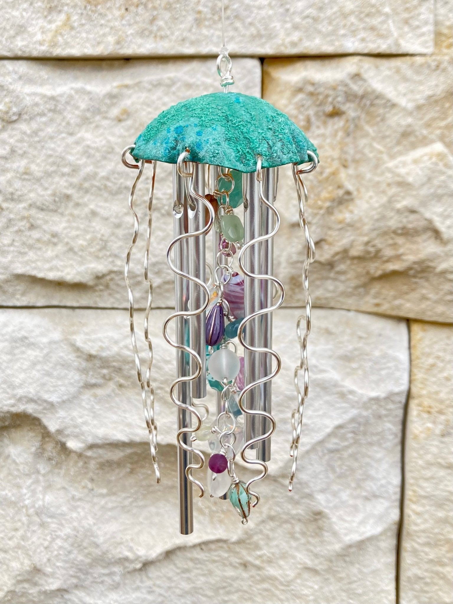 Jellyfish Wind Chime by Alison Morse at Shirley Shoppe