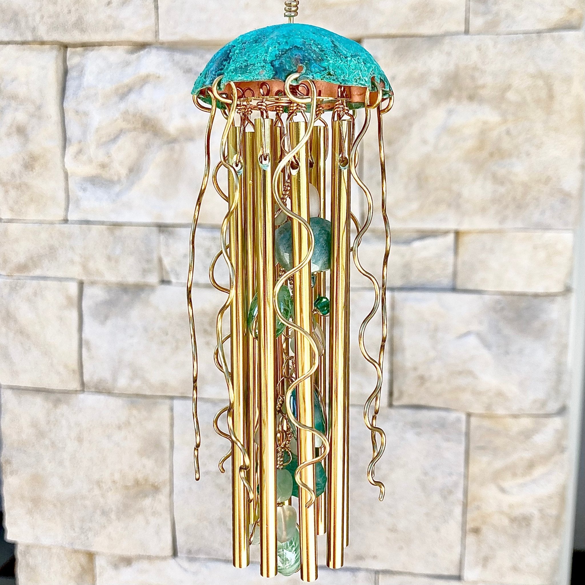 Jellyfish Wind Chime by Alison Morse at Shirley Shoppe