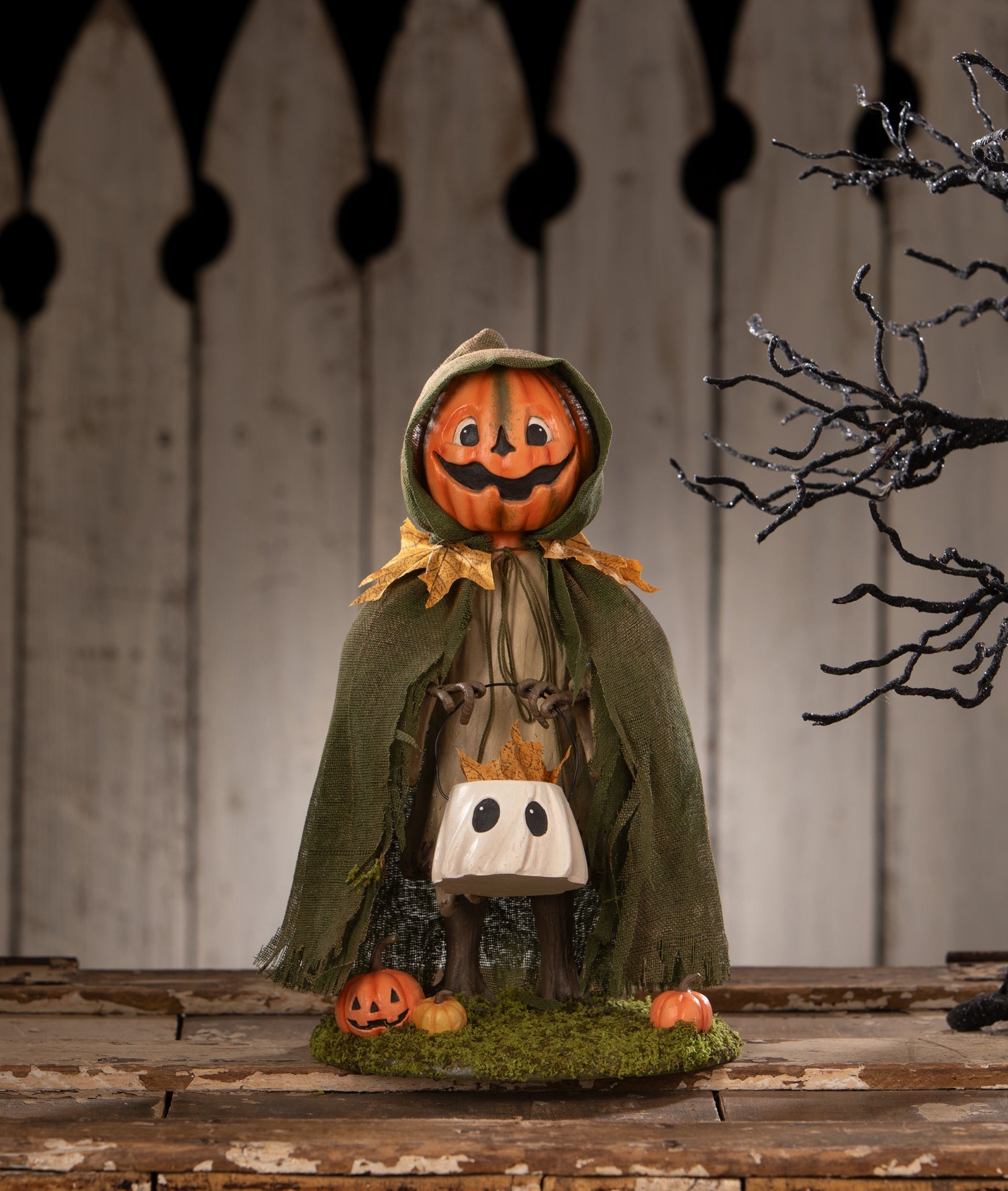Jolly Jack Pumpkin | Halloween Decor | Bethany Lowe by Quirks! at Shirley Shoppe