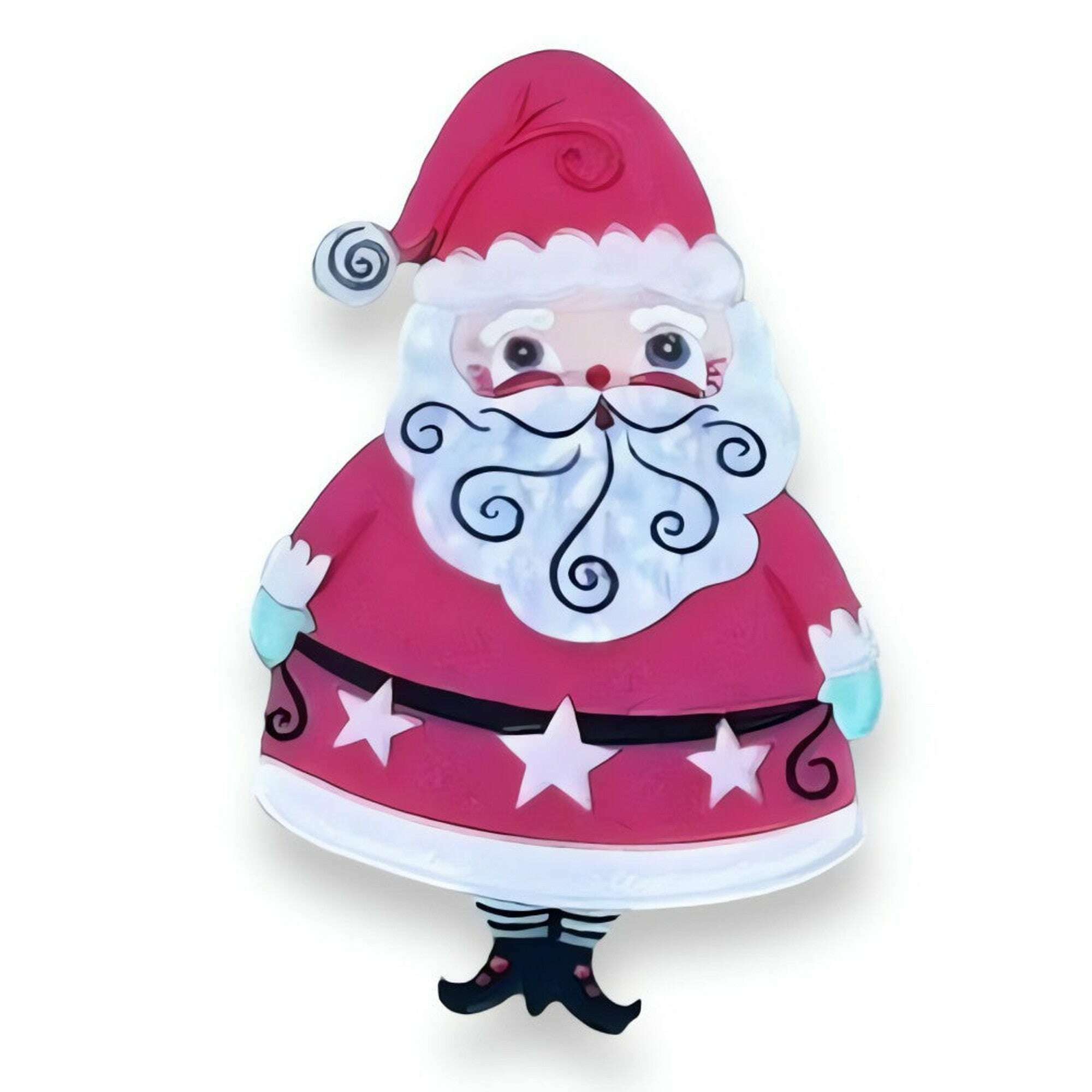 Jolly Old Elf PINK Brooch by Johanna Parker x Lipstick & Chrome